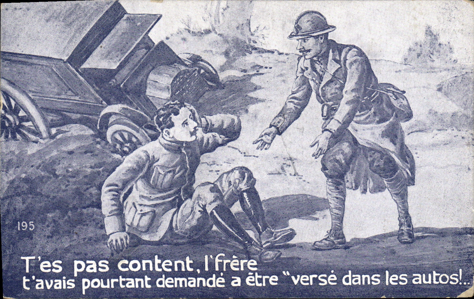 Vintage Postcard Militaria be to You content Pa brother