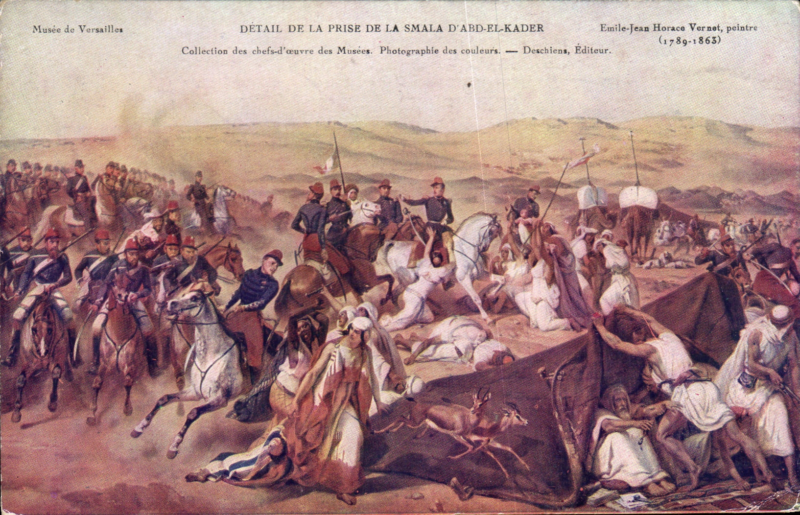 CPA Detail de la prise de la Smala d'Abd El Kader Militaria 