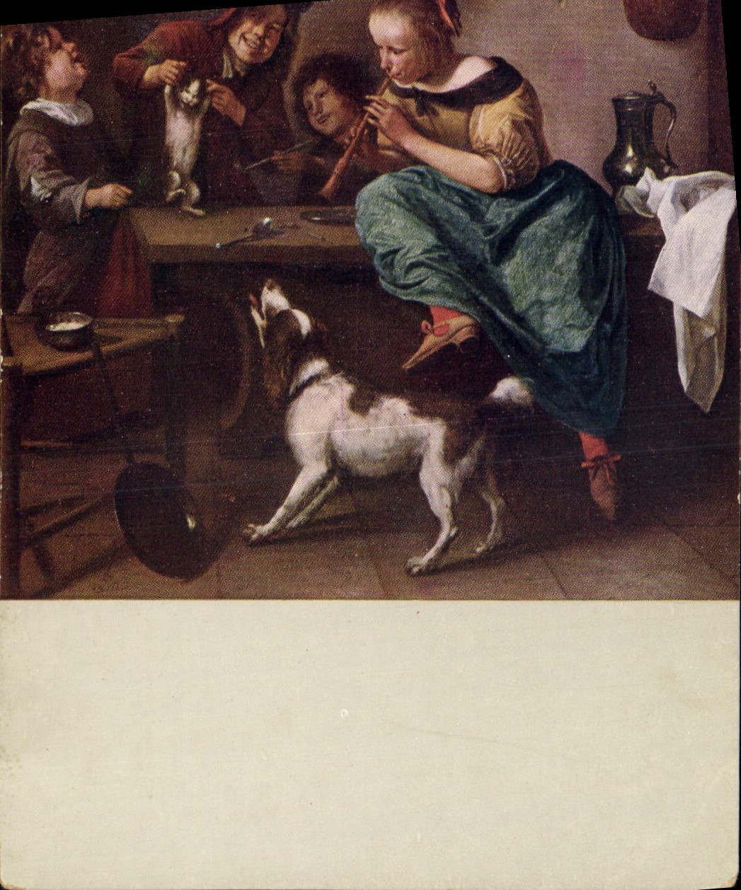 CPA Jan Steen La lecon de danse 