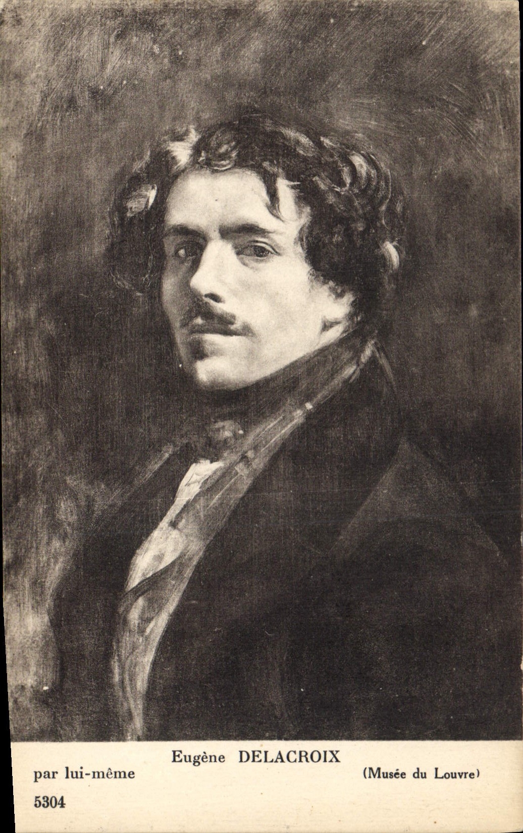 CPA Eugene Delacroix Paris Musee du Louvre 