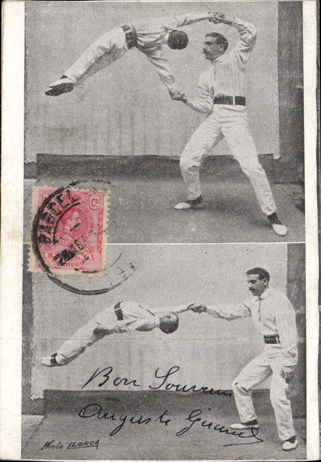 Vintage Postcard Circus Artists