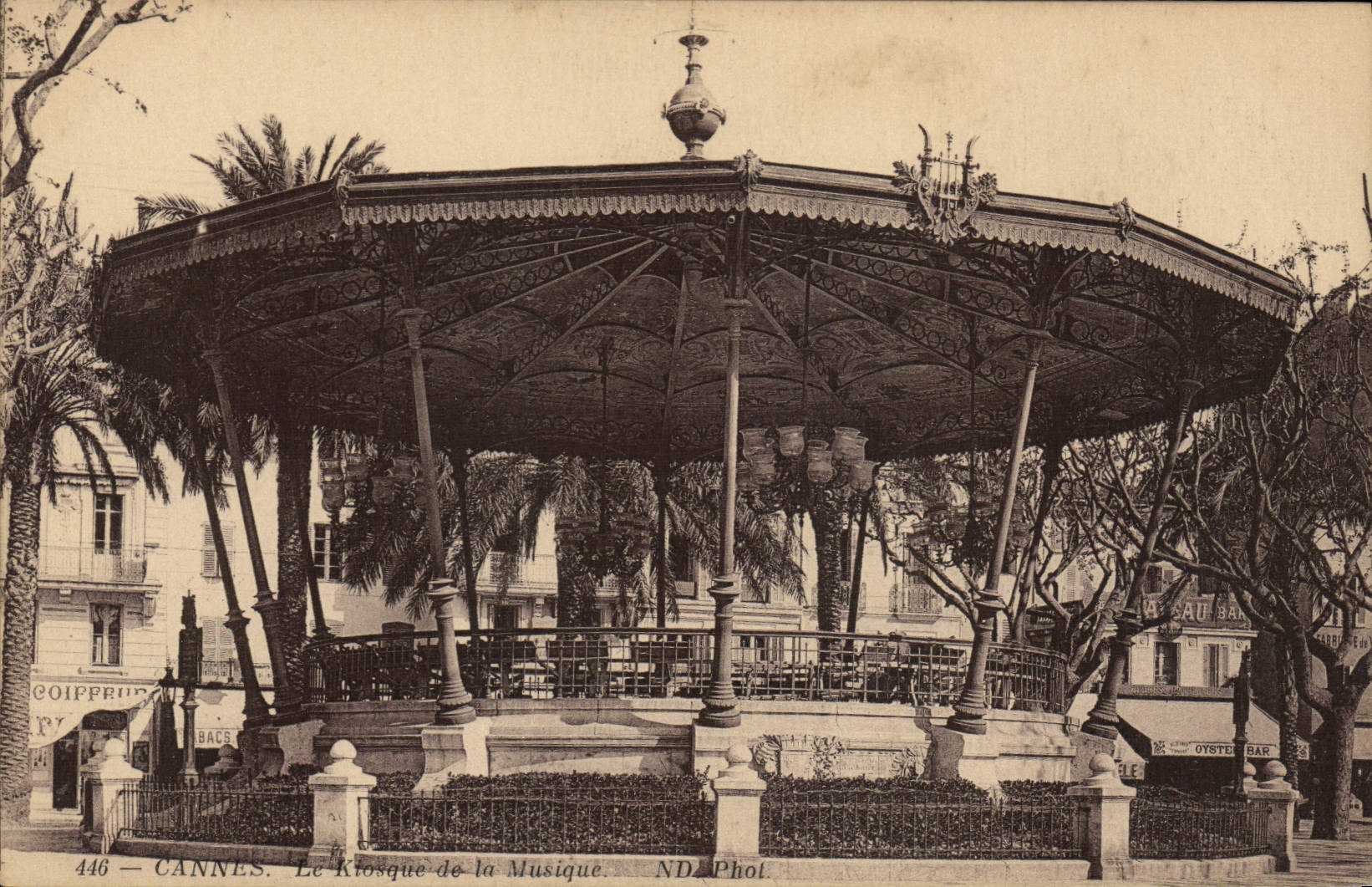 CPA Kiosque de la musique Cannes 