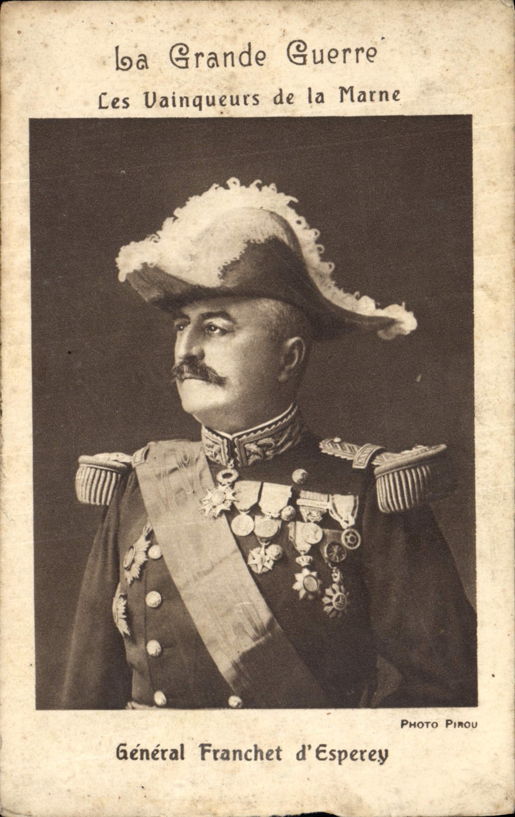 CPA Militaria Les Vainqueurs de la Marne General Franchet d'Esperey