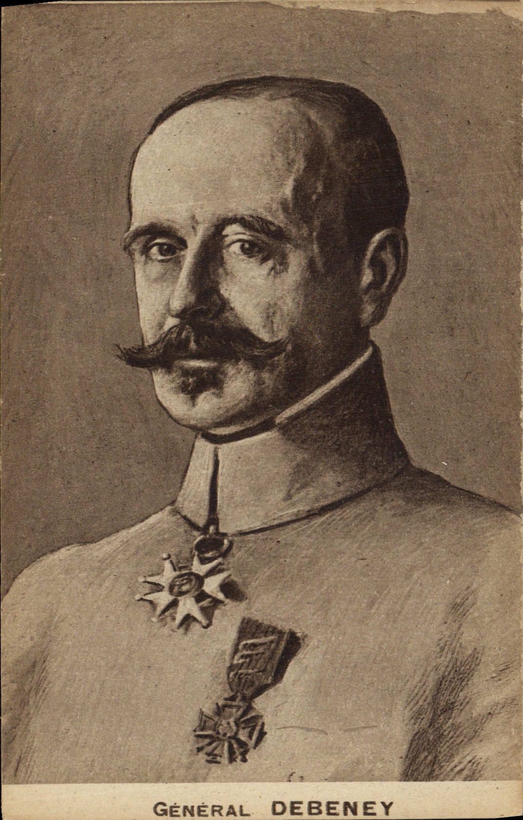CPA Militaria General Debeney Medaille 