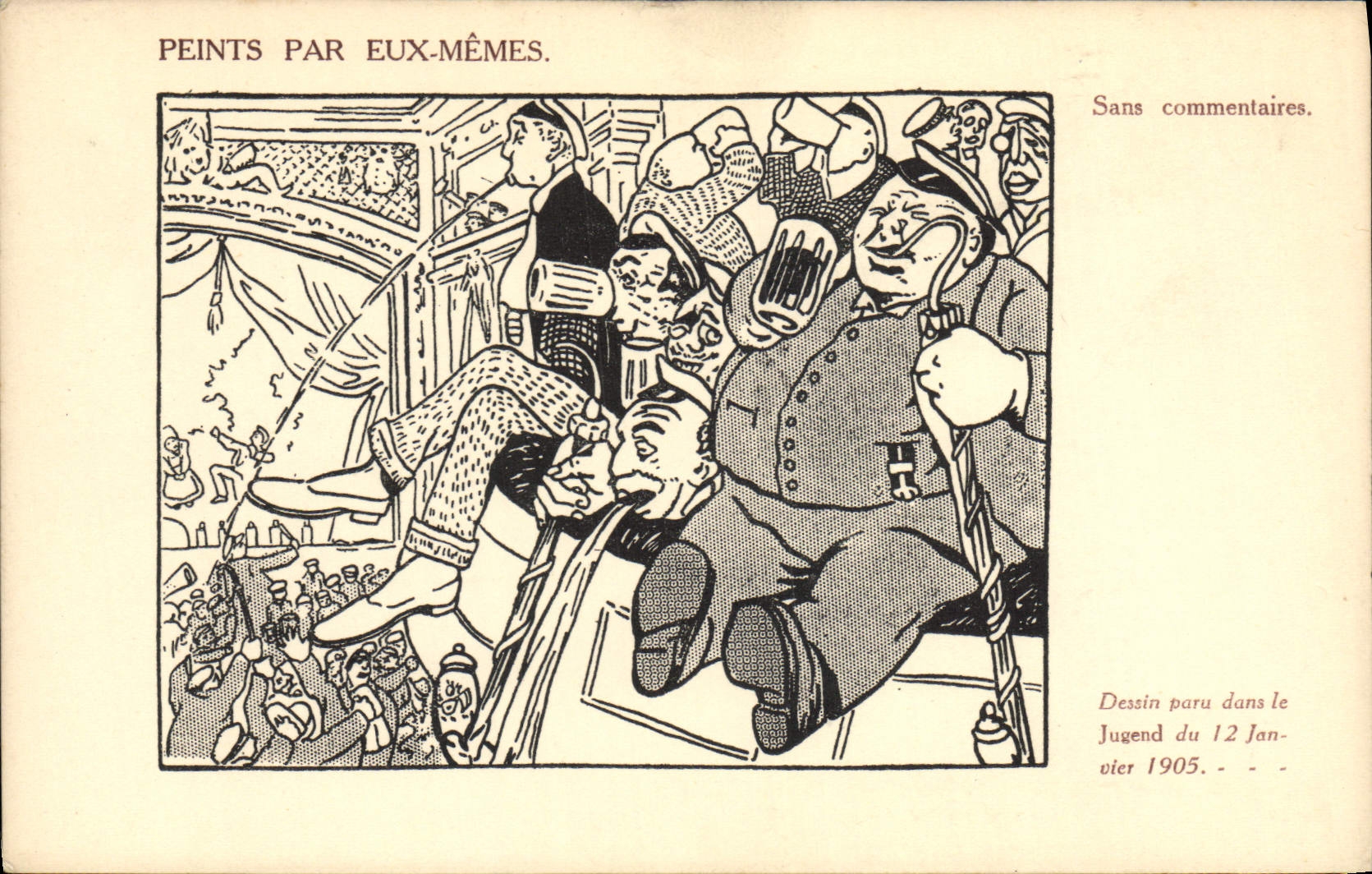 CPA Militaria Peints par eux memes Sans commentaires 