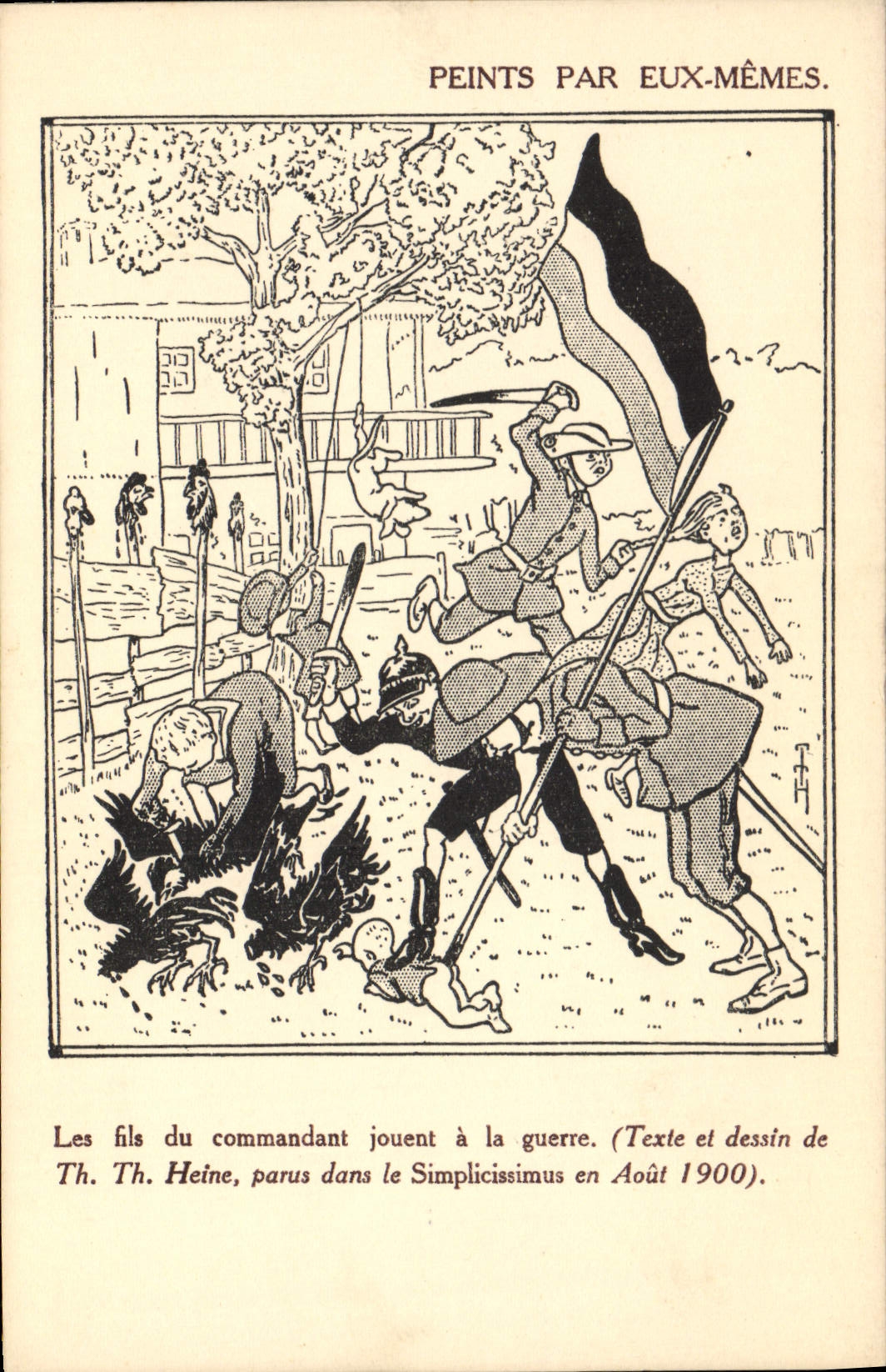 Vintage Postcards Militaria Peints by them same the sons of the commander play has the war