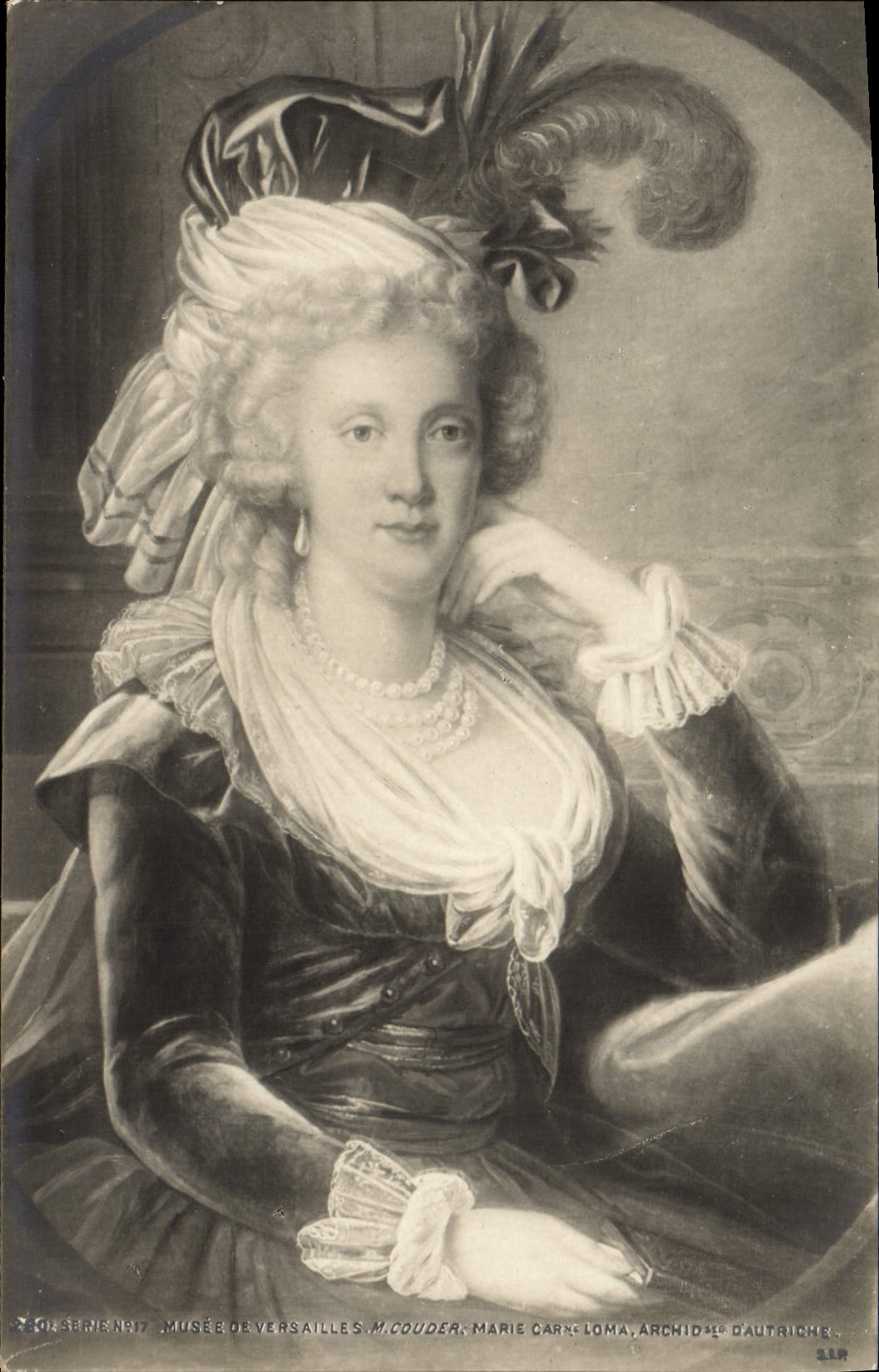 CPA Musee de Versailles Couder Marie Loma Archiduchesse d'Autriche 