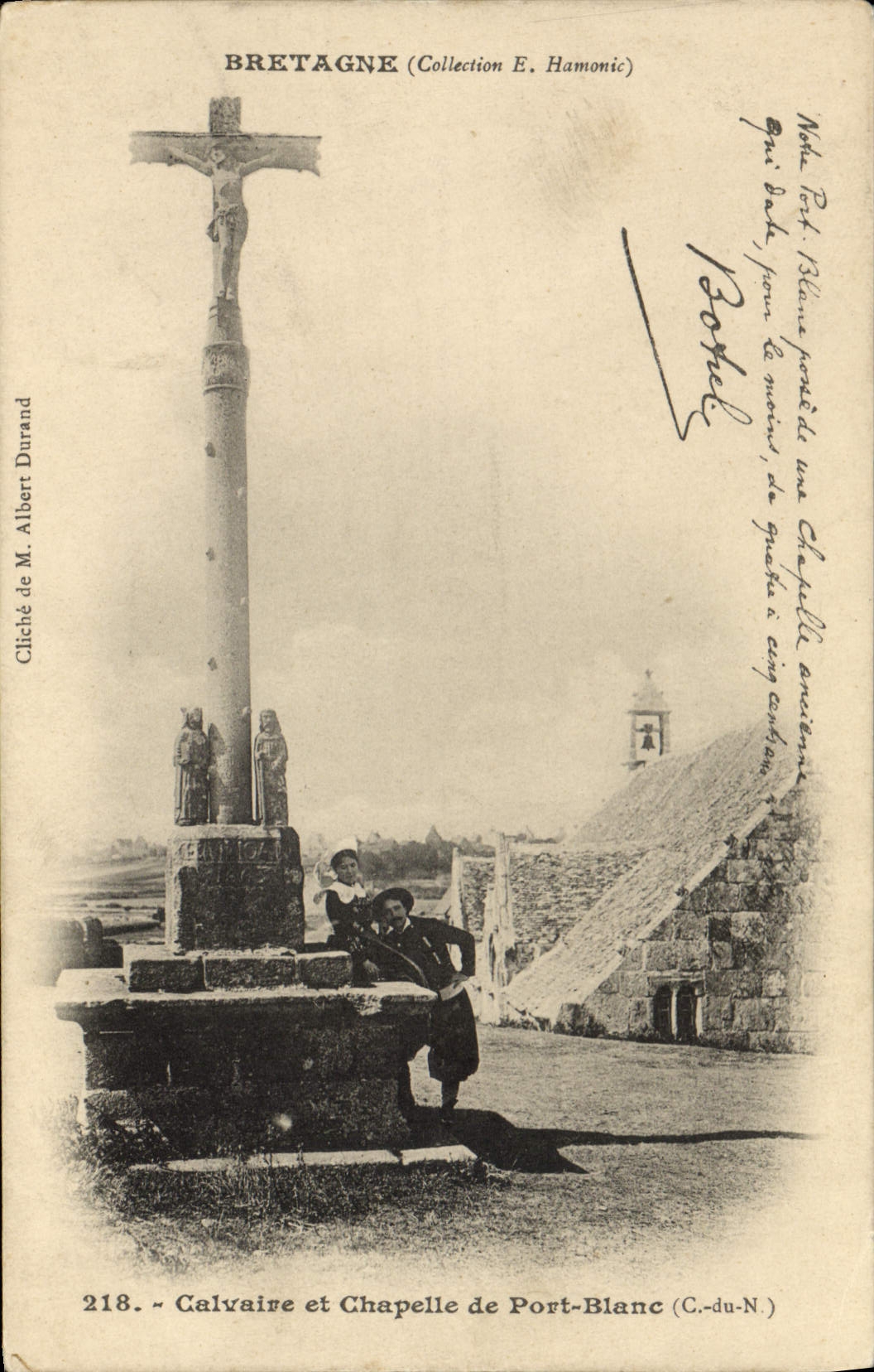 CPA Botrel Calvaire et chapelle de Port Blanc