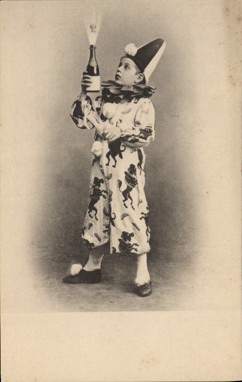 CPA Enfant Clown 