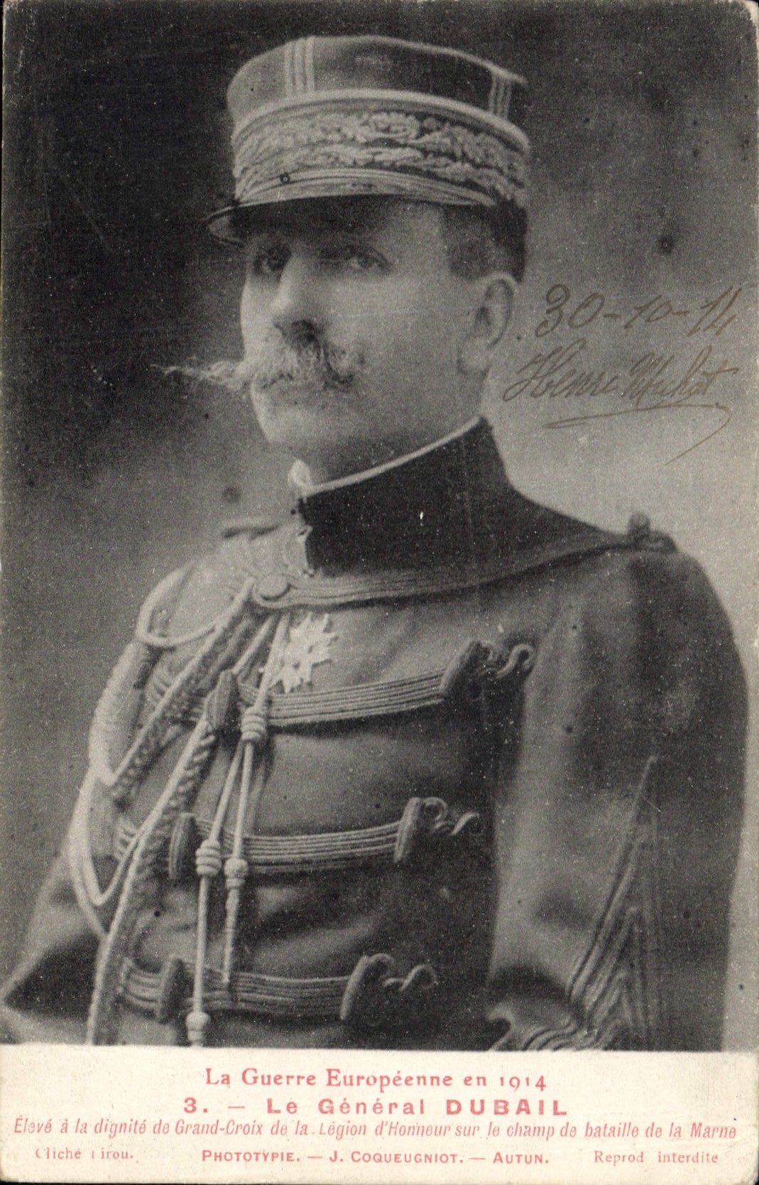 CPA Militaria General Dubail 