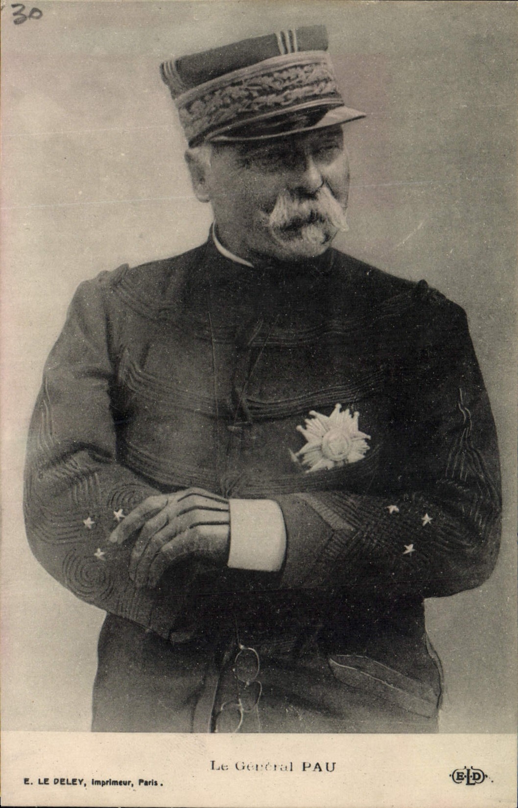 CPA Militaria General Pau 