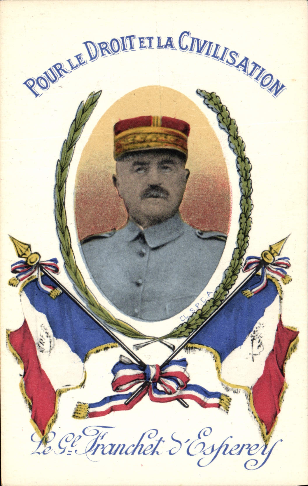 CPA Militaria General Franchet d'Esperey 
