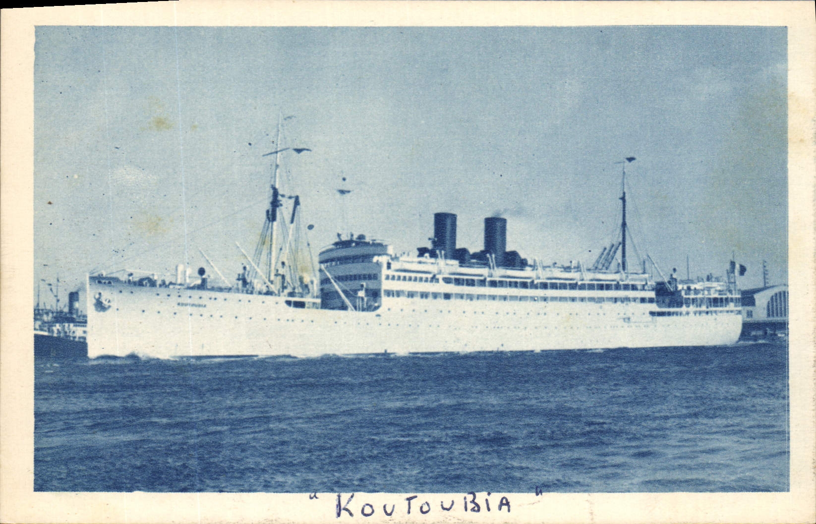 CPA Bateau Paquebot Koutoubia 