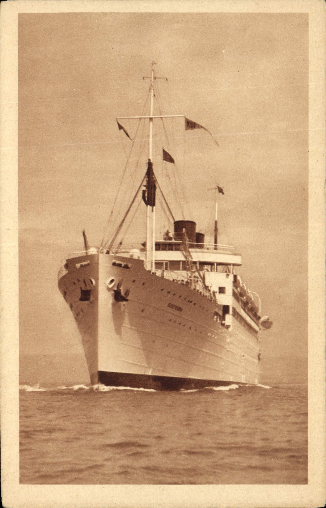 CPA Bateau Paquebot Koutoubia Compagnie de Navigation Paquet Marseille