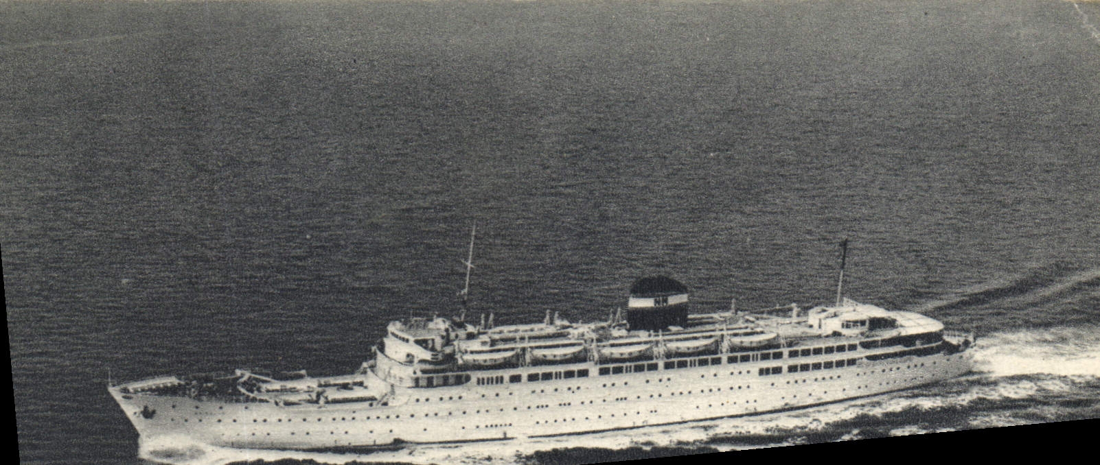 Vintage Postcard Boat Steamer Kairouan Co of Navigation Mixete Tunisia Algeria