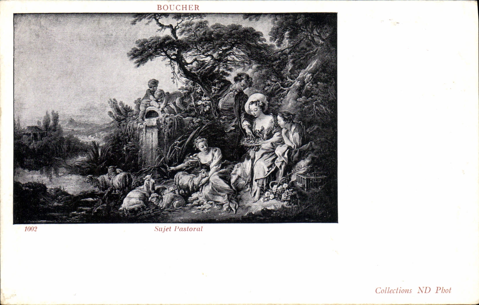 CPA Boucher Sujet pastoral 