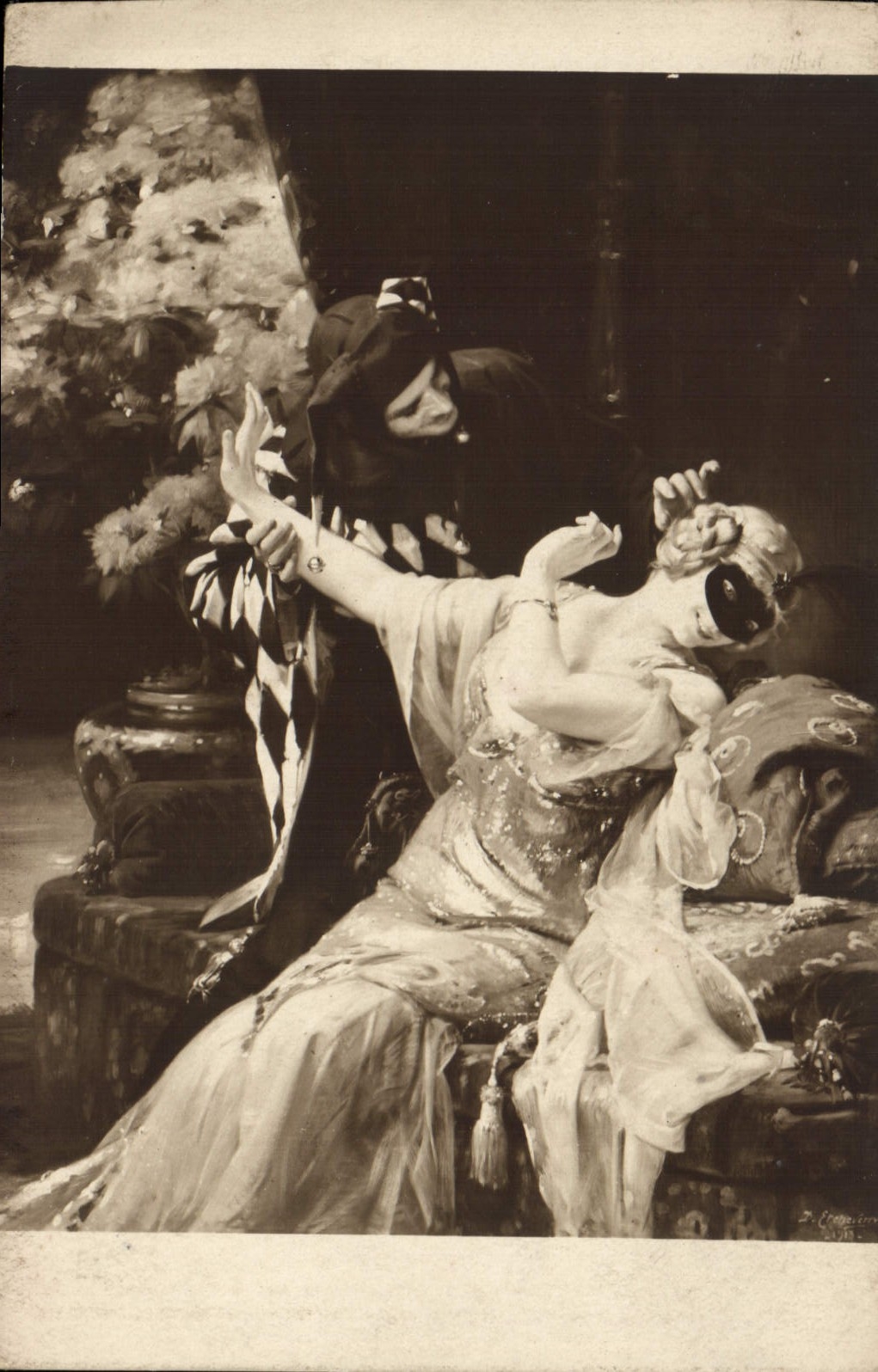 CPA Salons de Paris Denis Etcheverry Sous le masque 