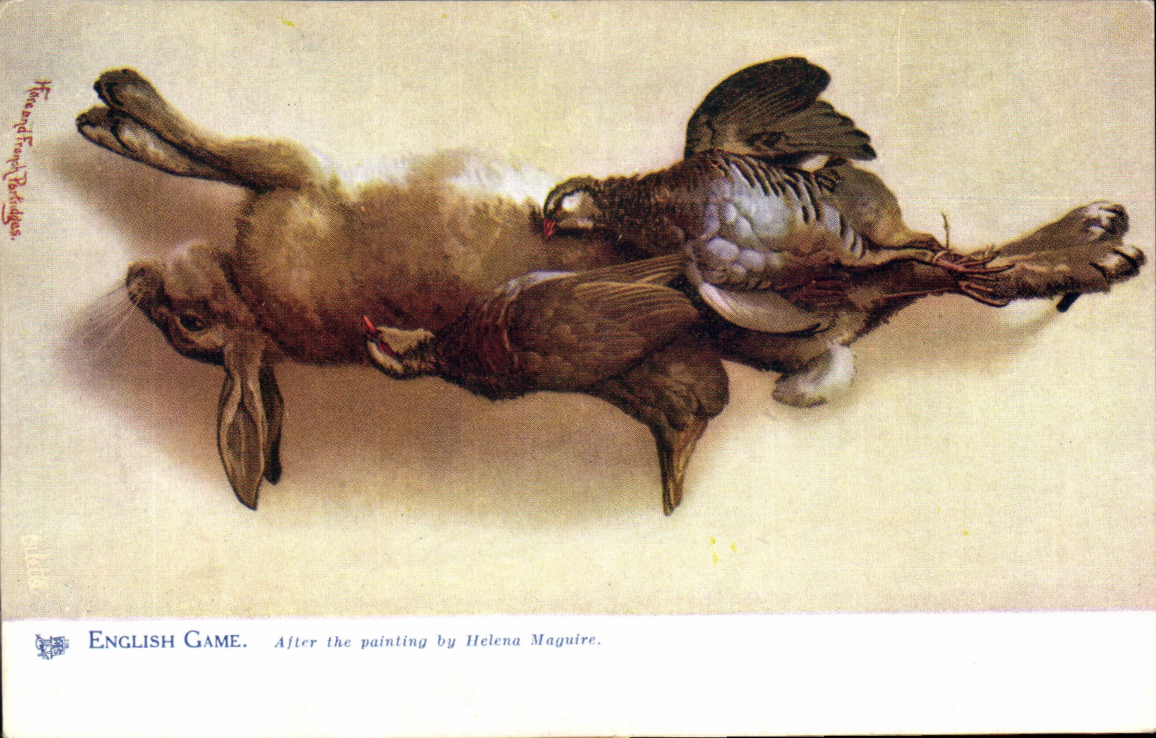 CPA Chasse English game Helena Maguire Lapin 