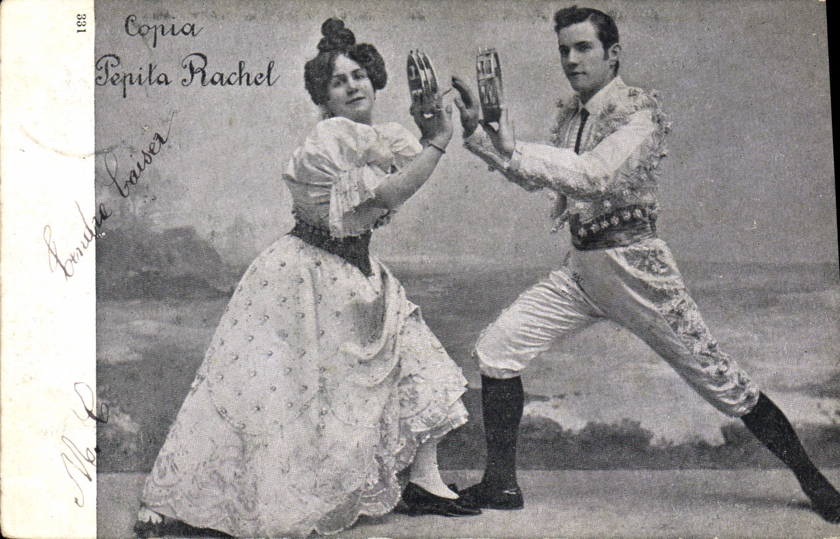 Postal copió a Pepita Rachel