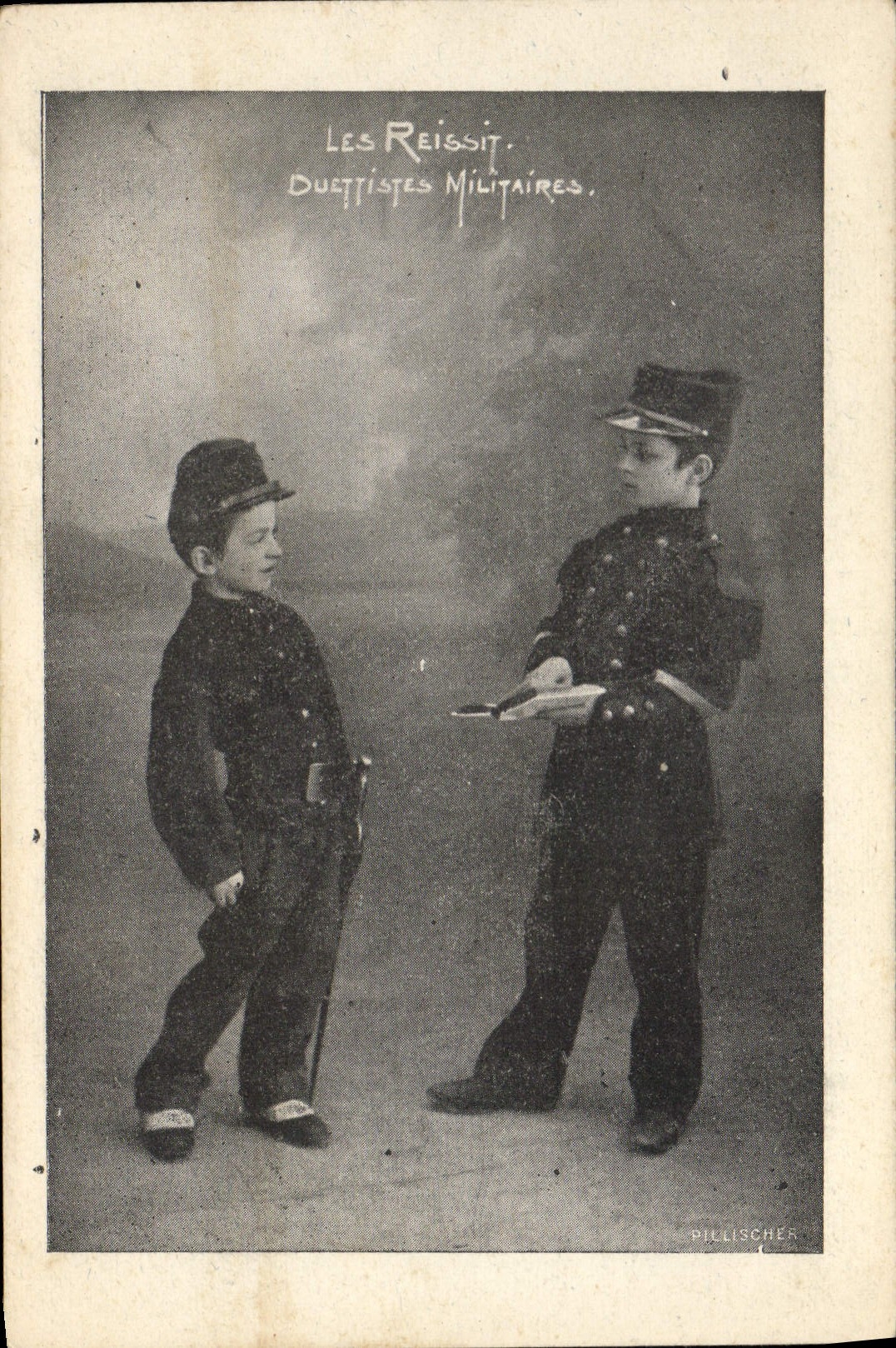 Postal el Reissit Duettistes militares Militaria