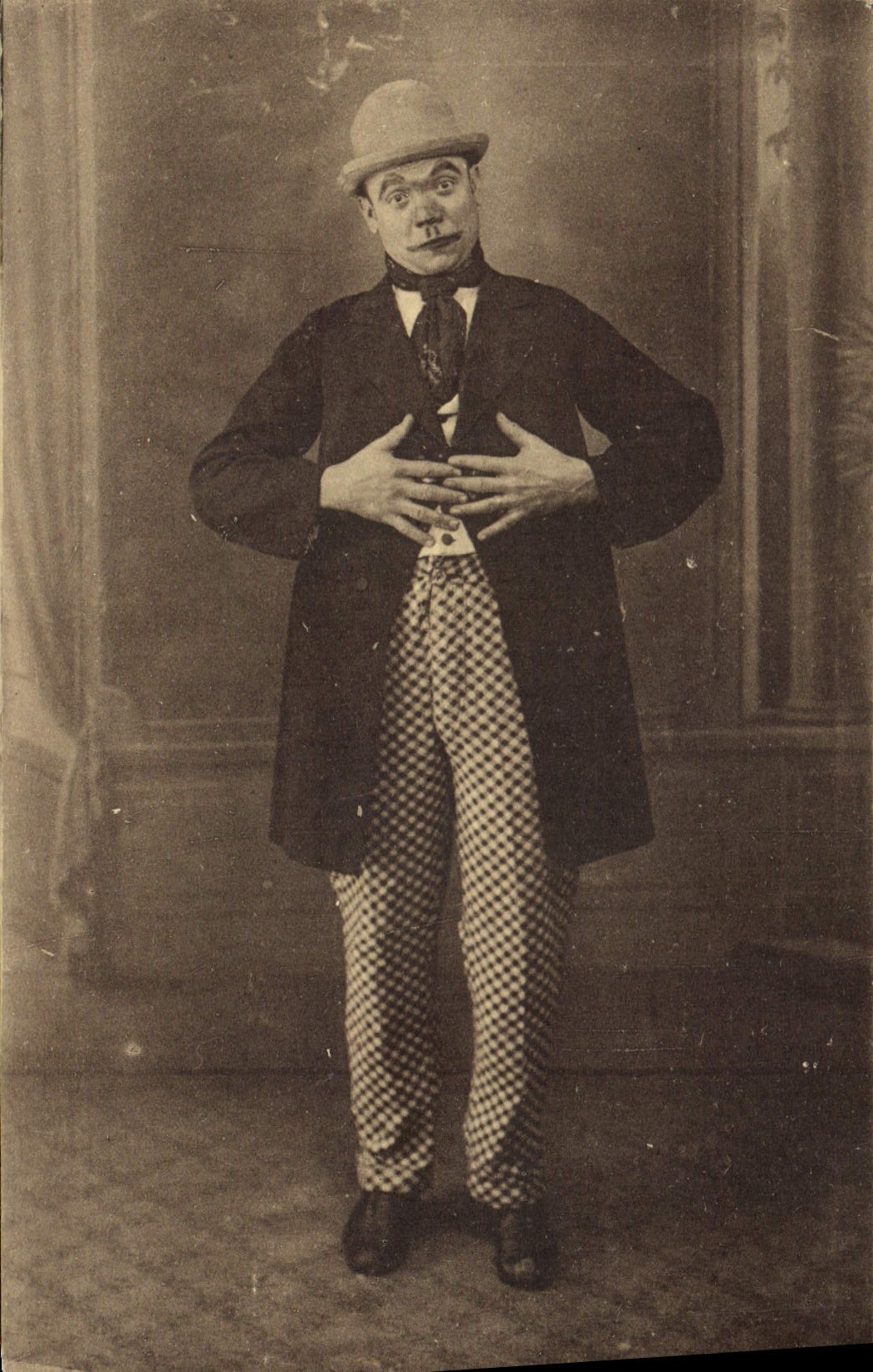 Postal Artista Payaso