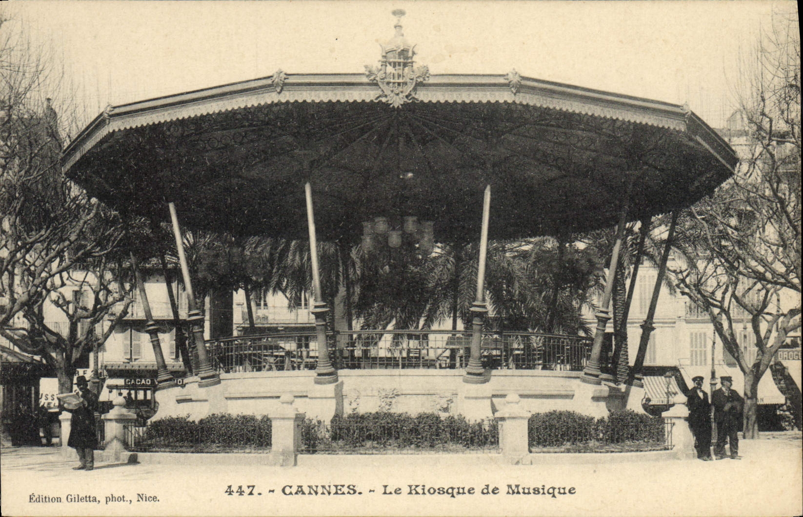 CPA Kiosque de musique Cannes 