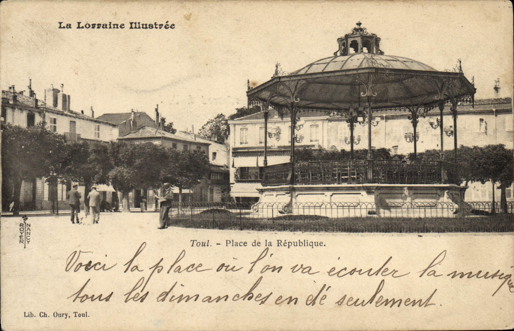 CPA Kiosque Toul Place de la Republique 
