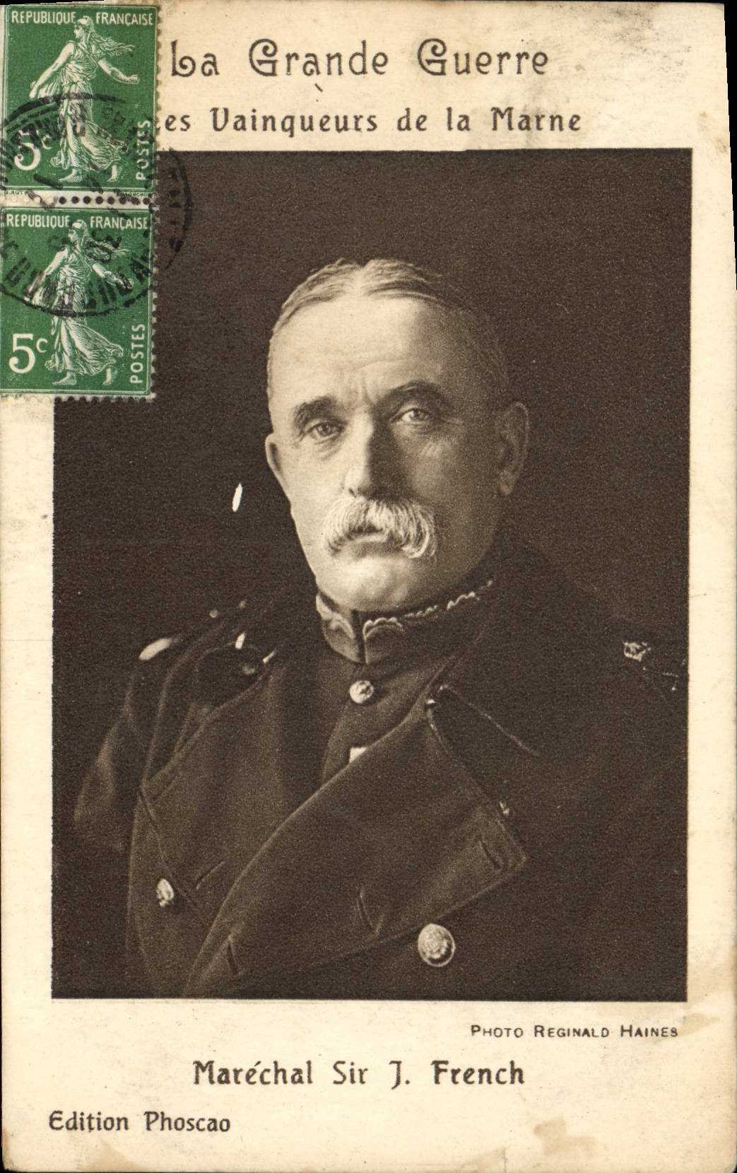 CPA Militaria Les vainqueurs de la Marne Marechal Sir J French 