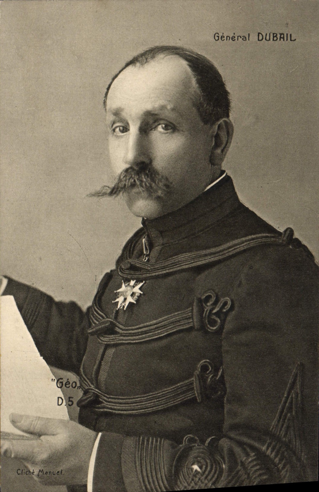 CPA Militaria General Dubail 