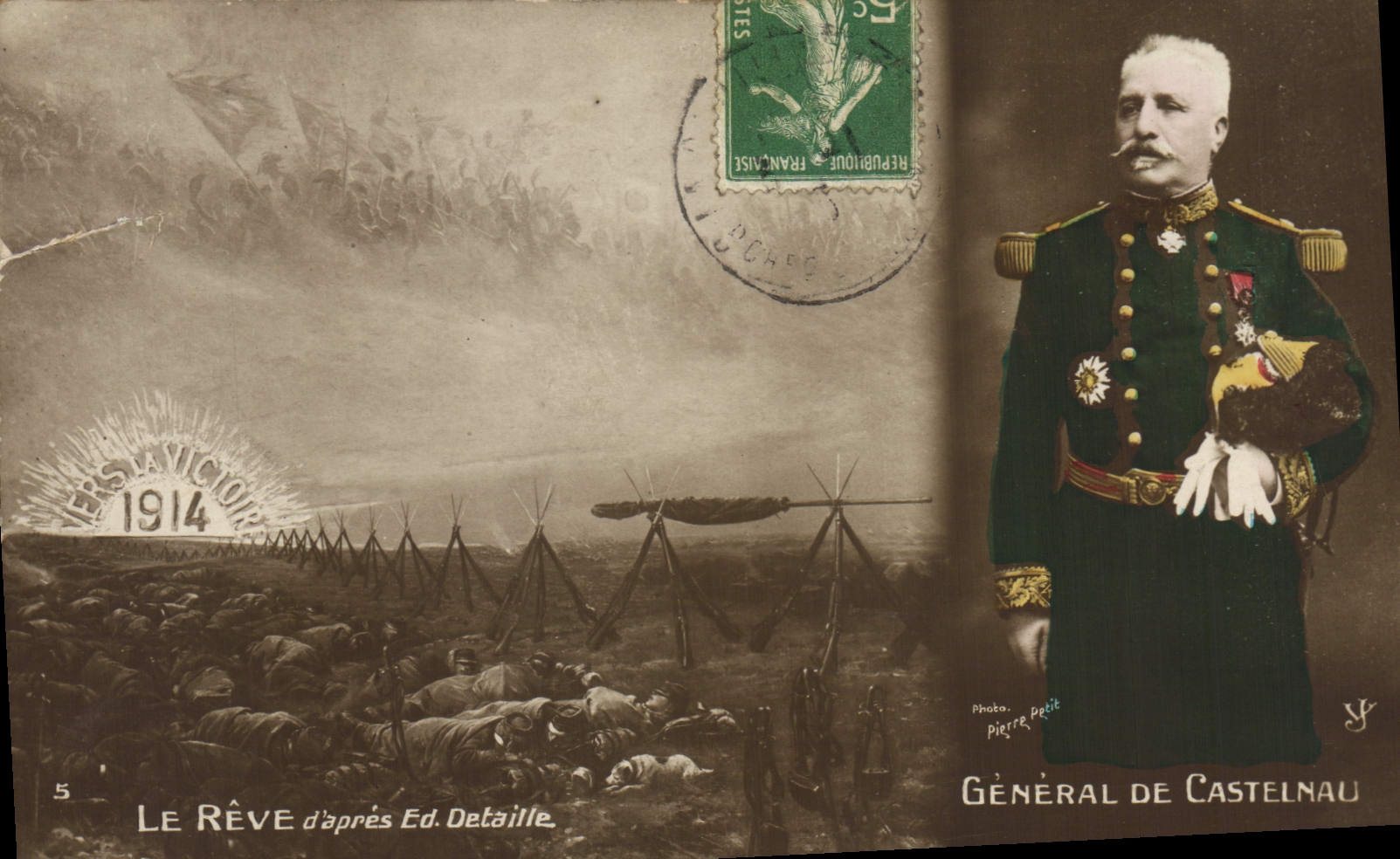 CPA Militaria General de Castelnau Le reve Detaille 