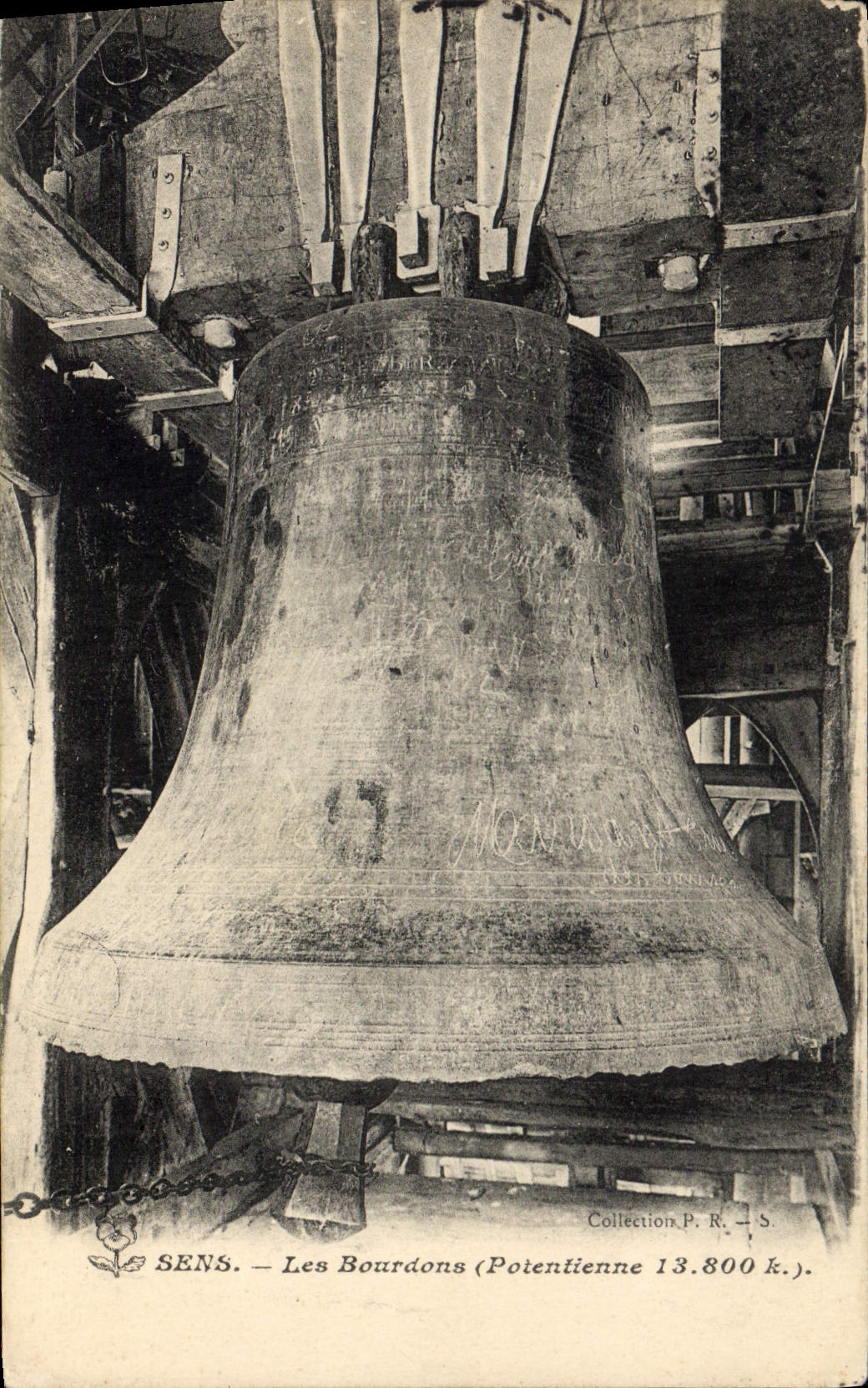 Vintage Postcard Bell Direction Bourbons