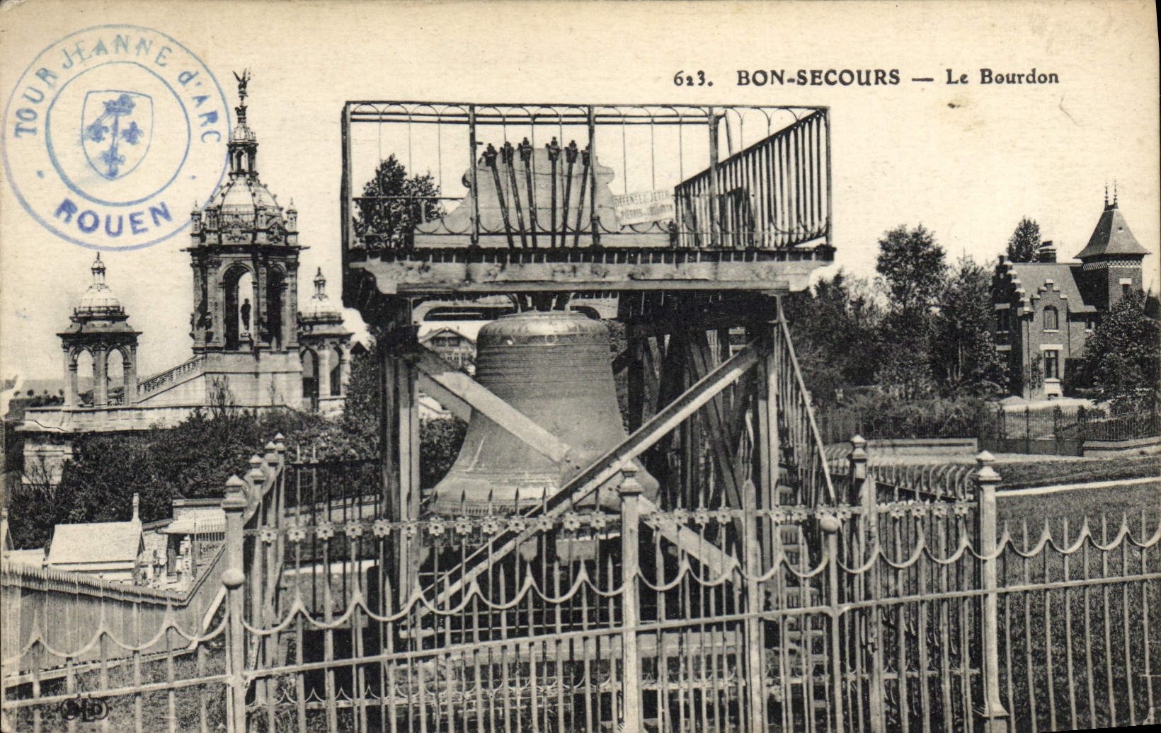 Vintage Postcard Bonsecours Bell the Bumblebee