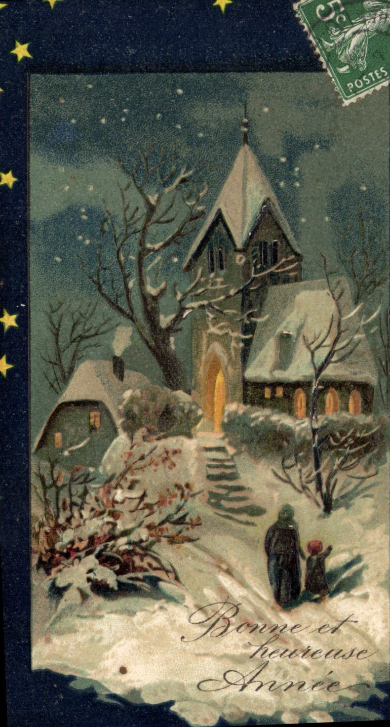 CPA Fantaisie Bonne annee 