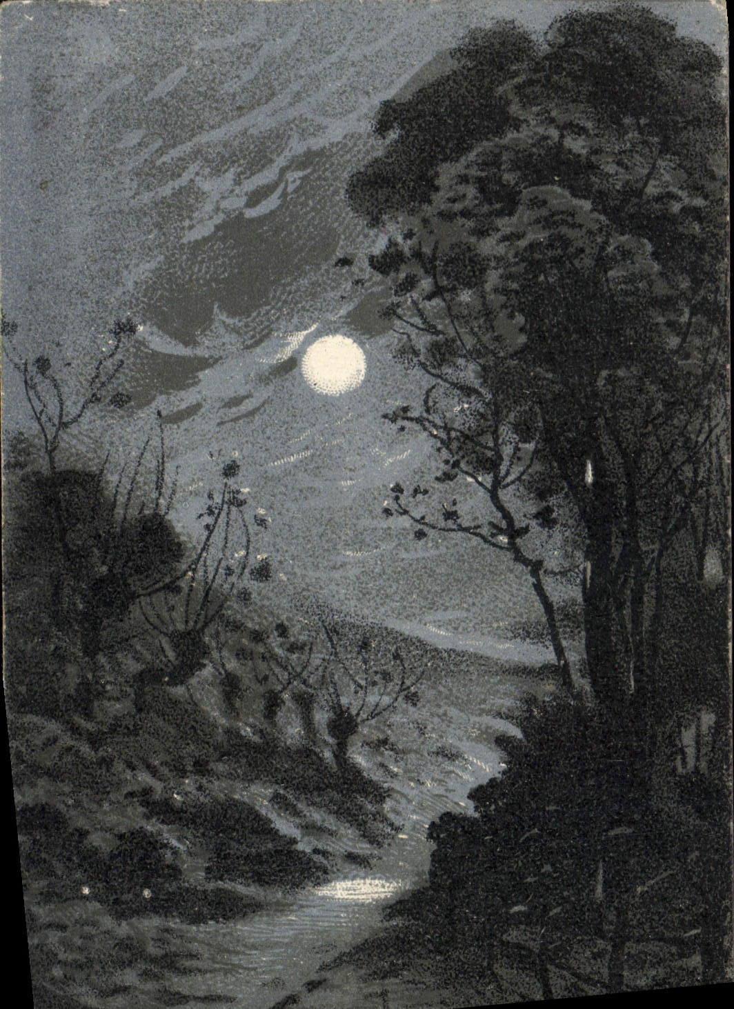 Vintage Postcard Fantasy Illustrator Way