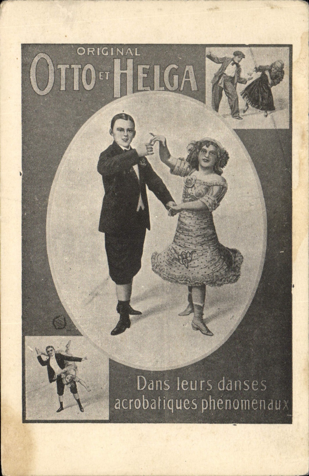 CPA Otto et Helga Acrobates 