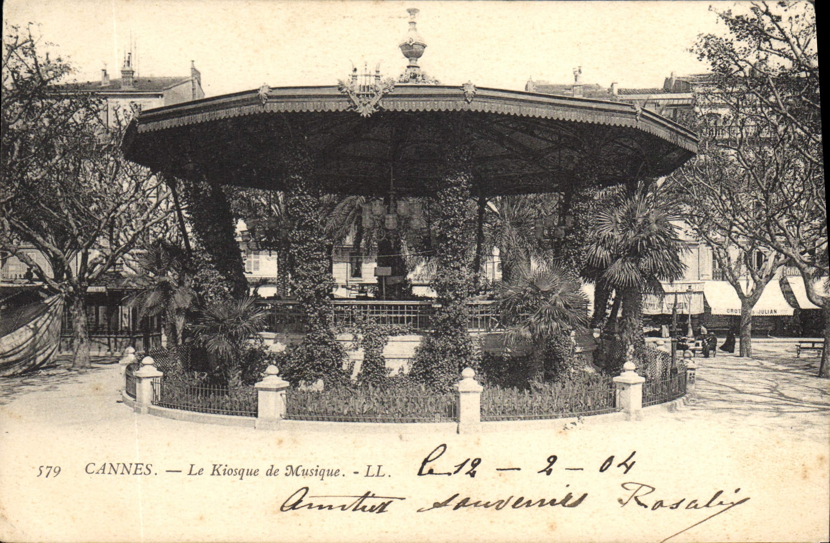 CPA Kiosque de musique Cannes