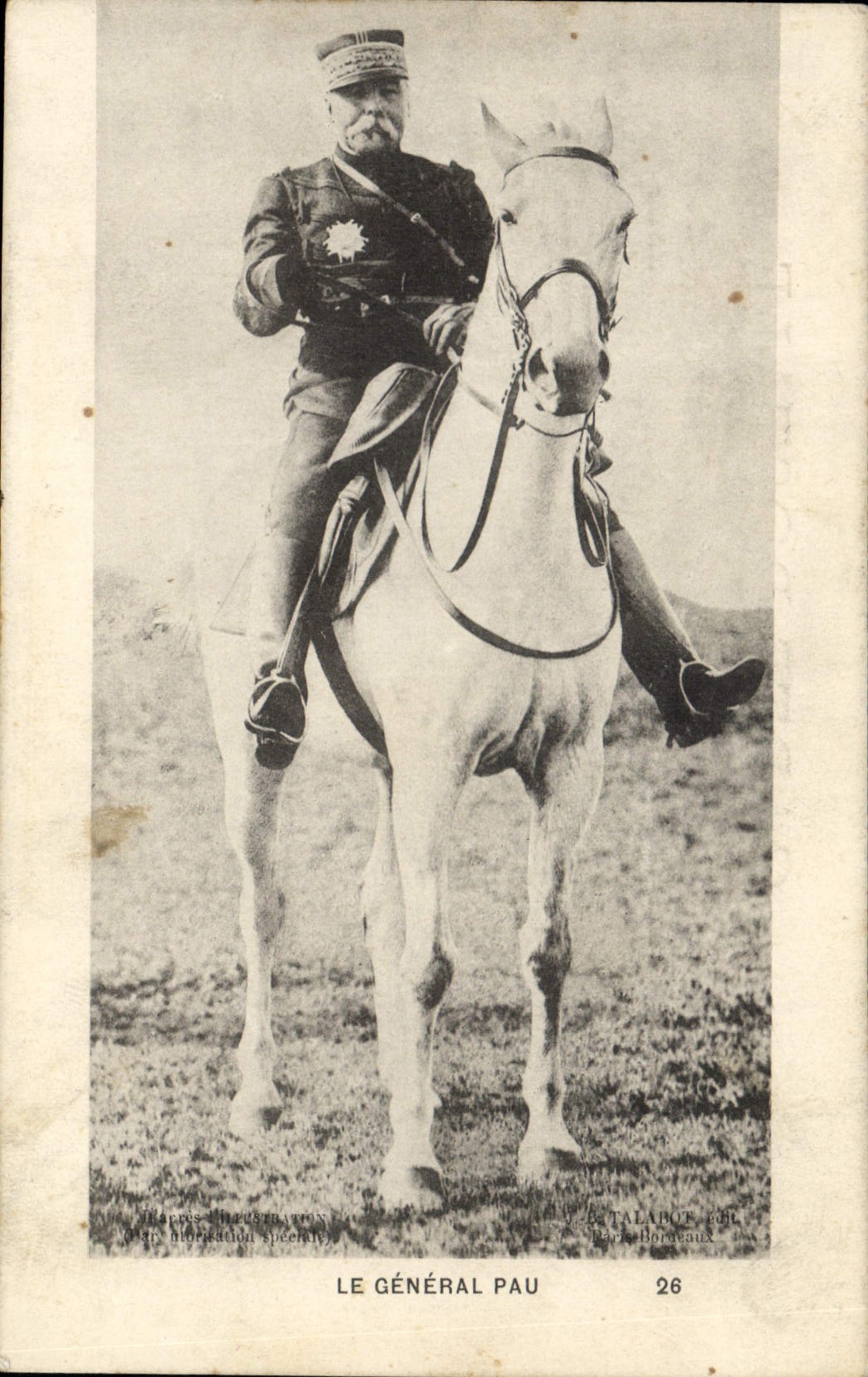 CPA Militaria Le general Pau