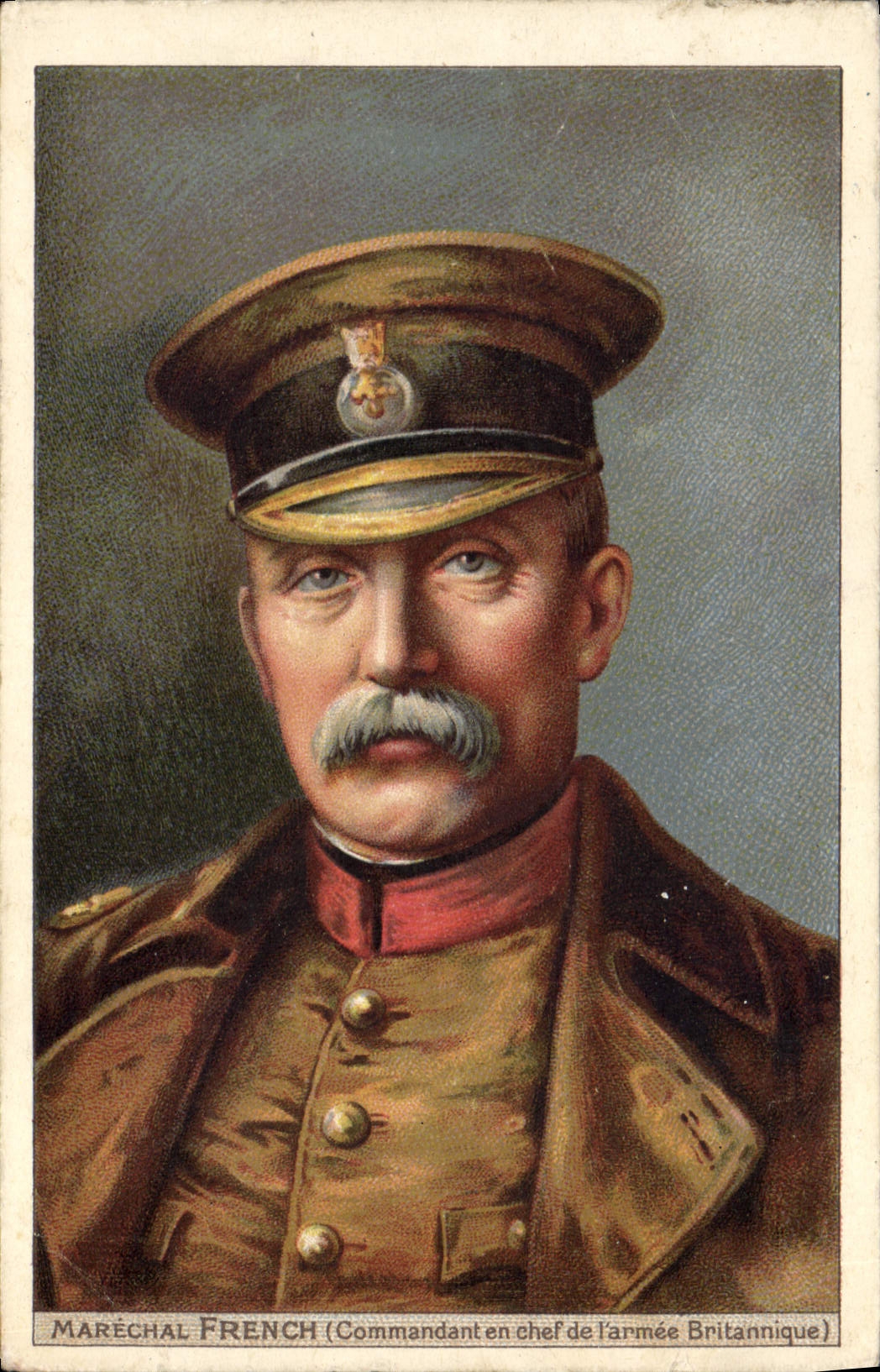 CPA Militaria Marechal French Commandant en chef de l'armee britannique