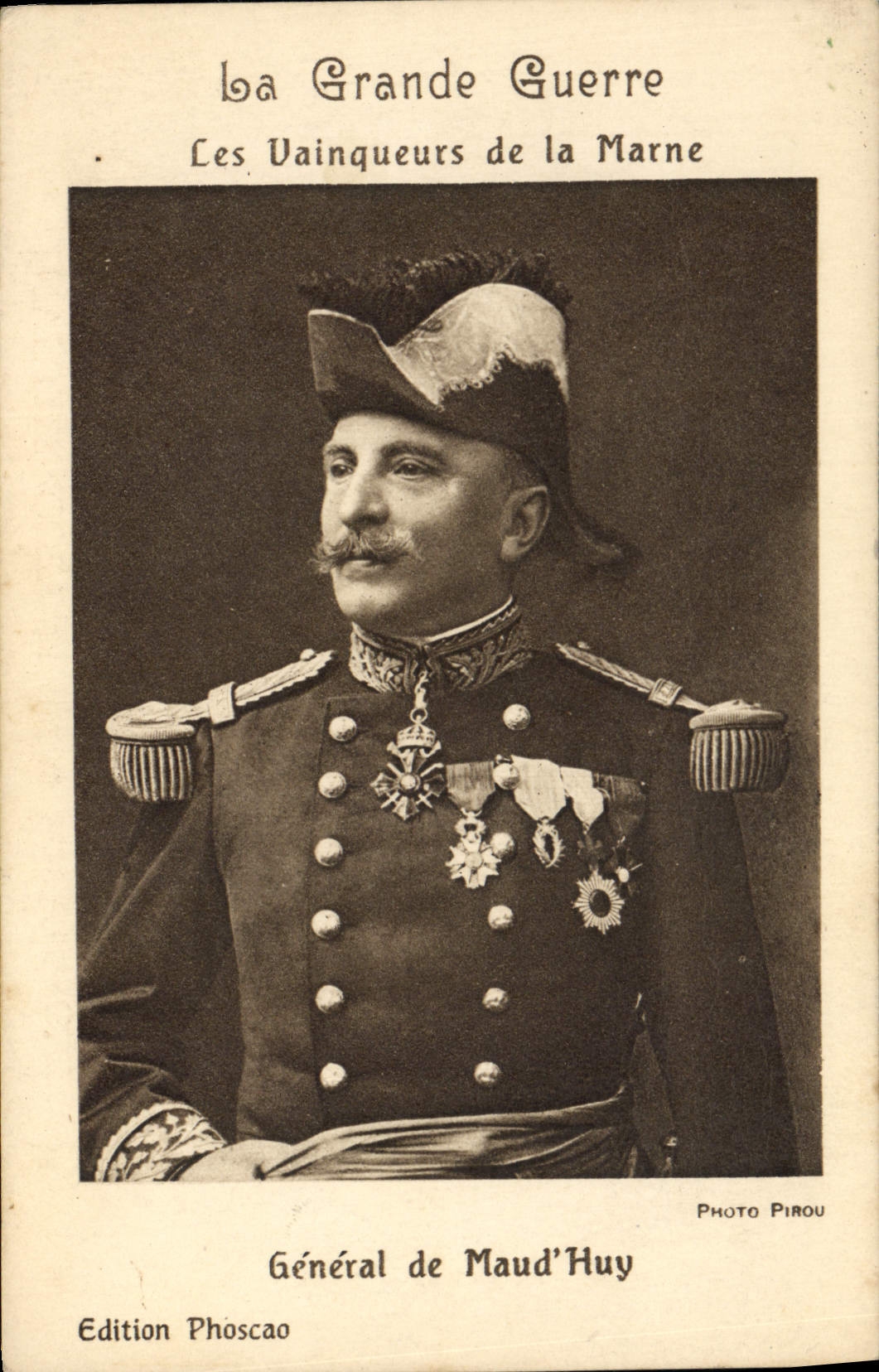 CPA Militaria Les vainqueurs de la Marne General de Maud(Huy