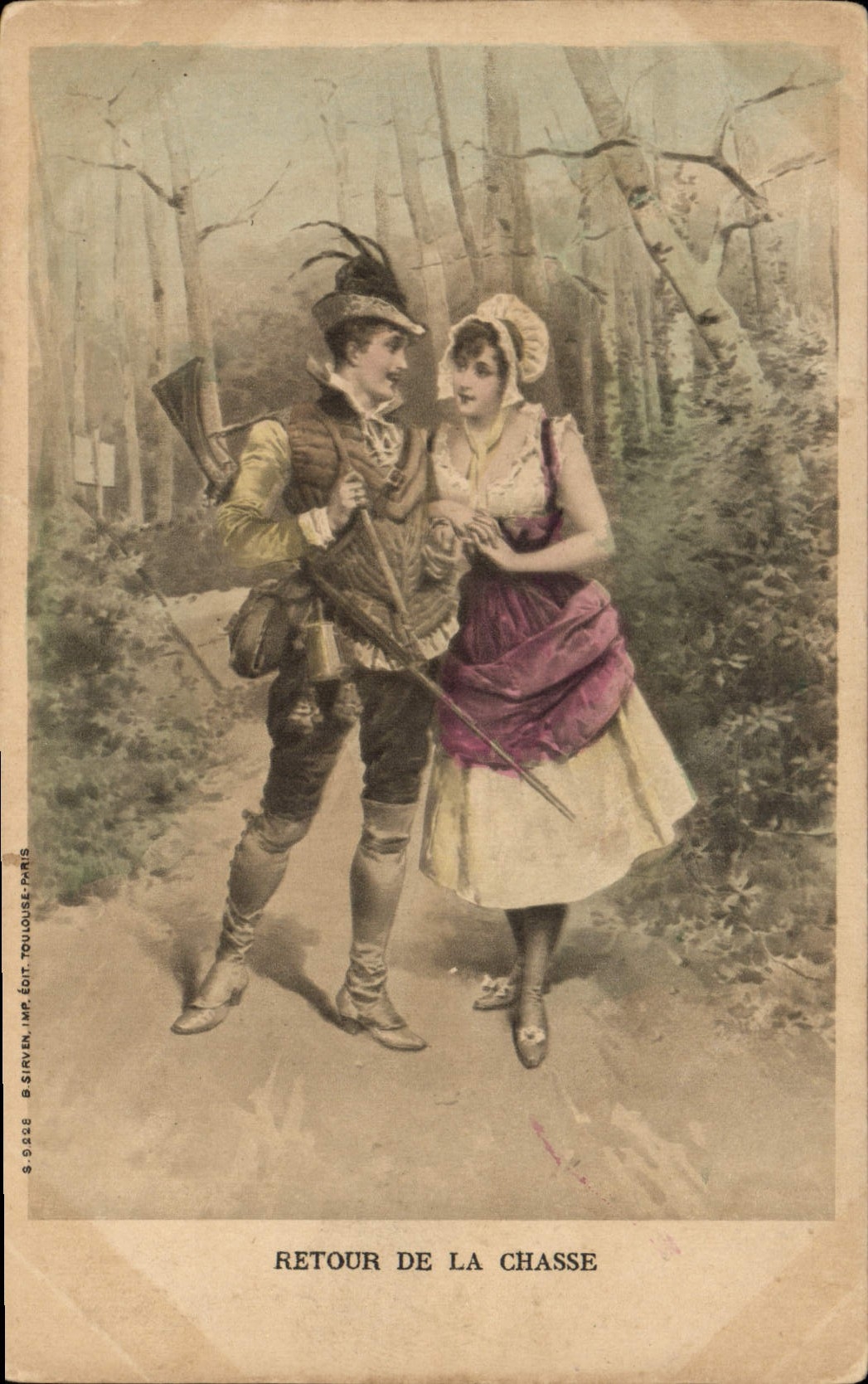 CPA Chasse Chasseur Retour a la chasse 