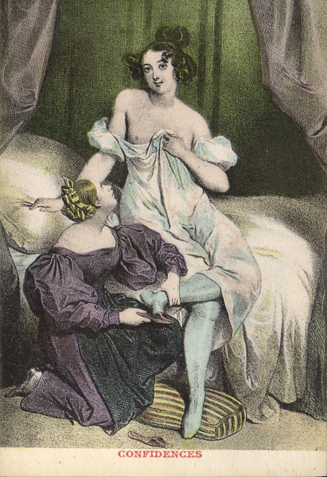 CPA Fantaisie Illustrateur Femme Nu erotique