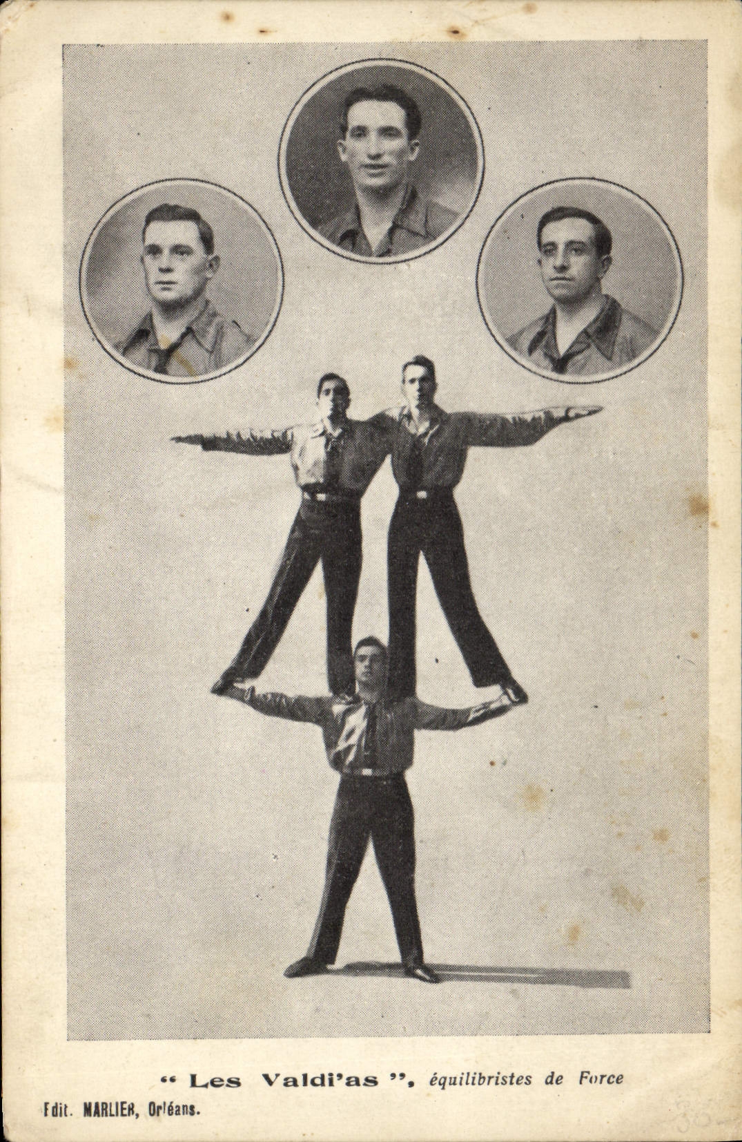 Postal el Valdi' as equilibristas de la fuerza