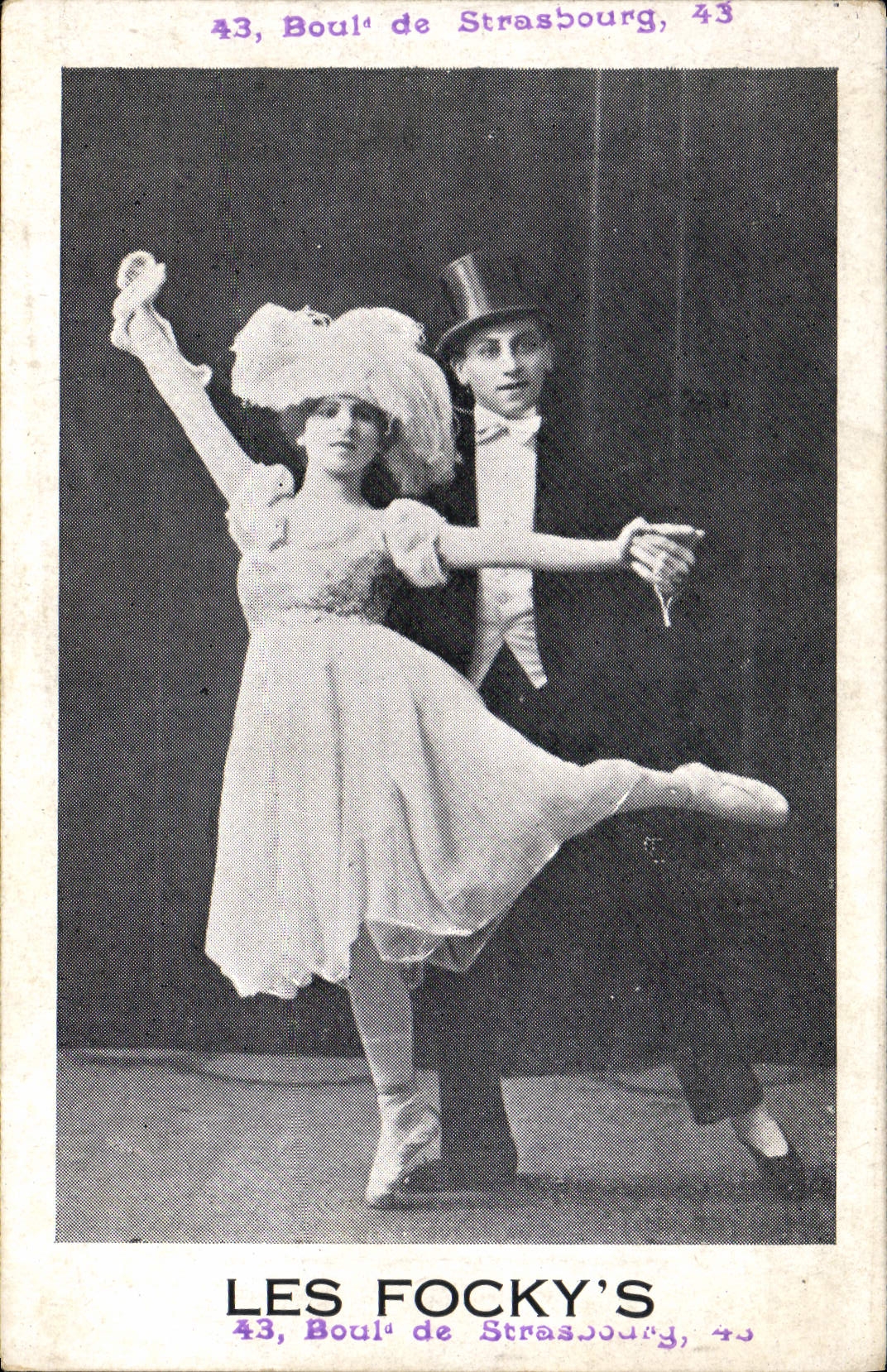 Postal el Focky' s Bulevar de Estrasburgo París