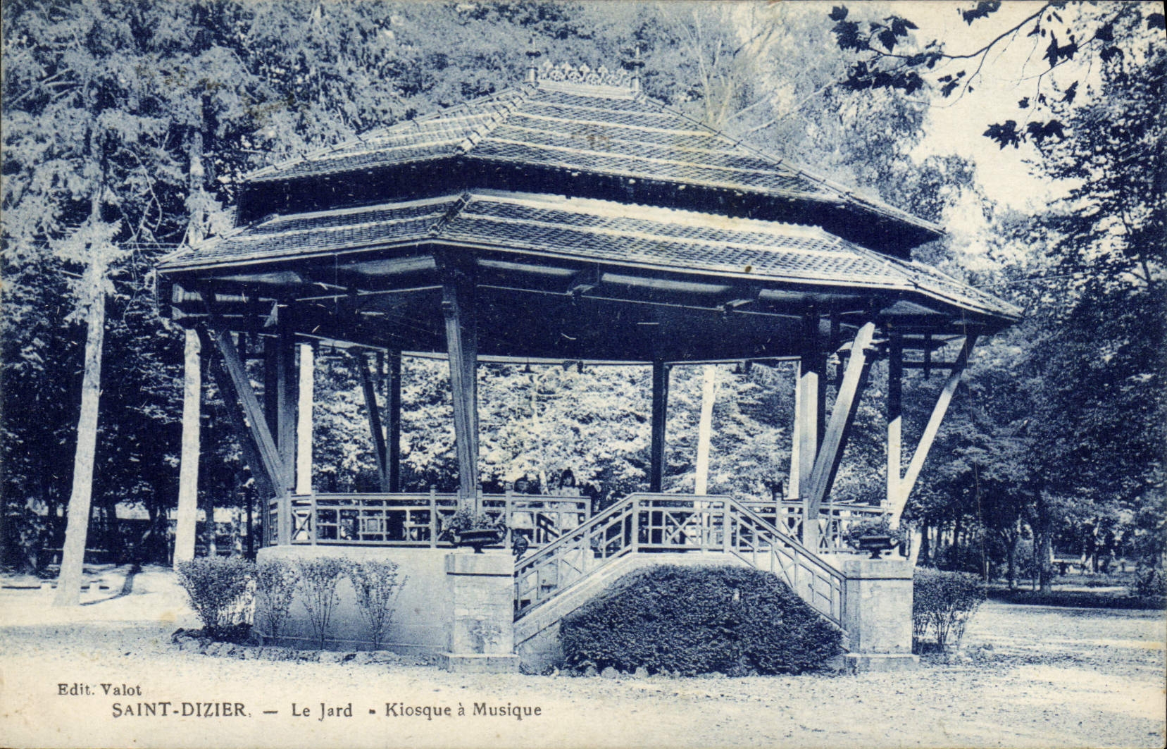 Postal Quiosco tiene música el Jard Santo Dizier