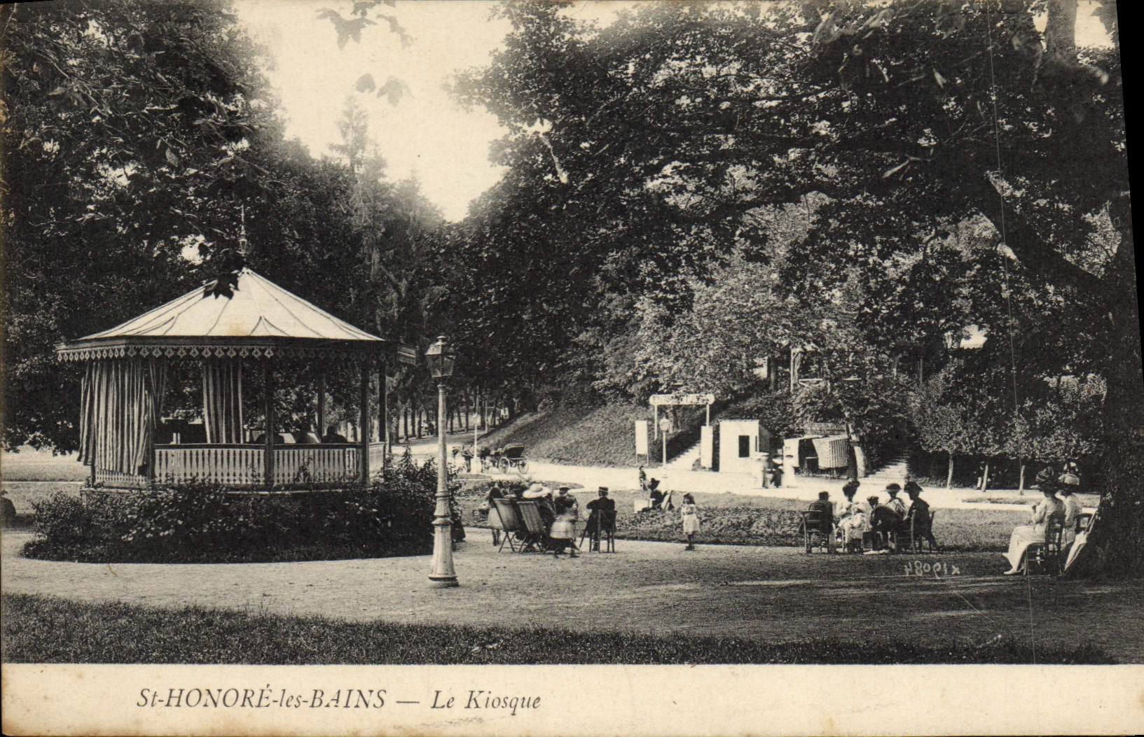 CPA Kiosque St Honore les Bains