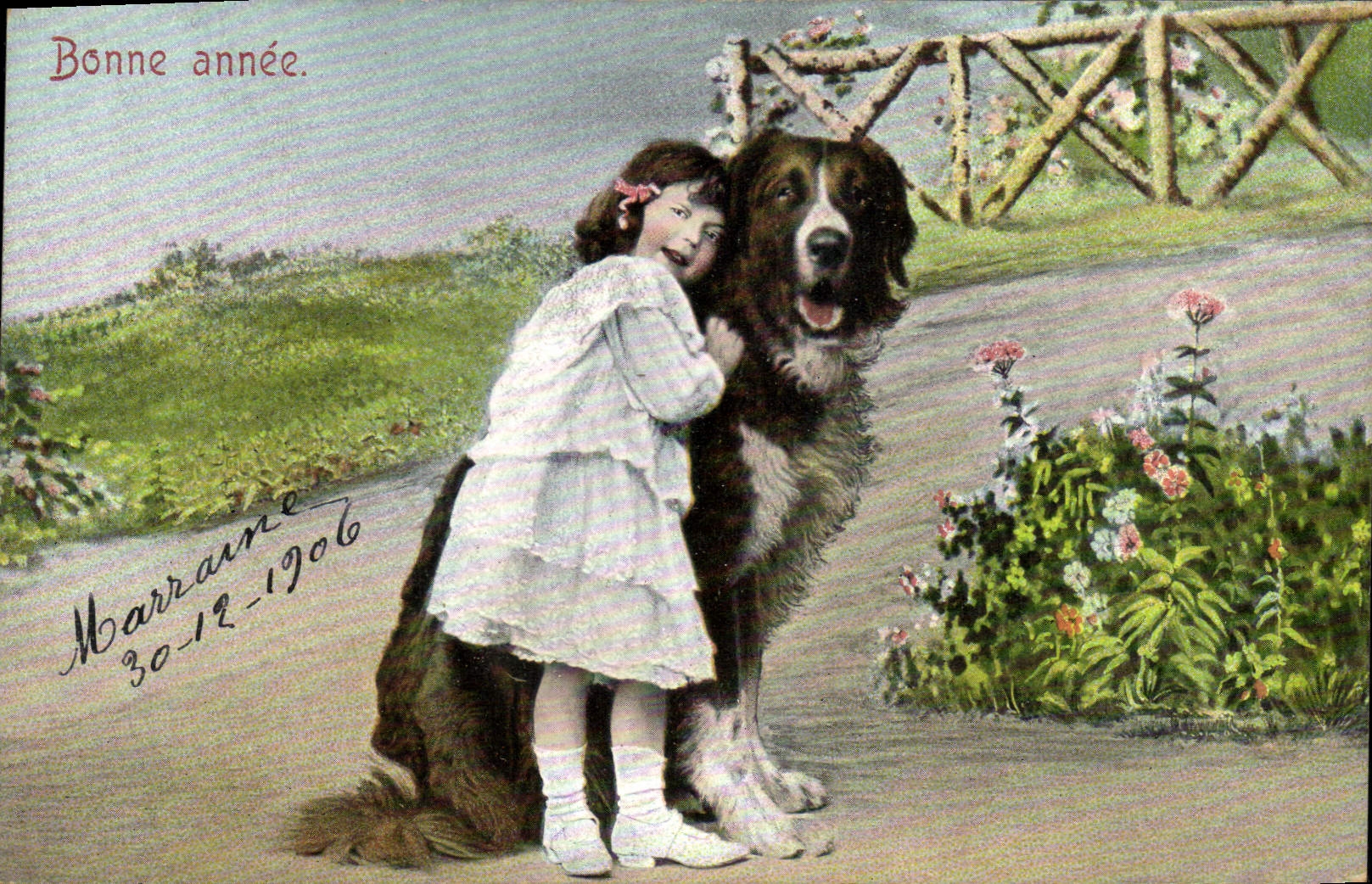CPA Chiens Chien Enfant 