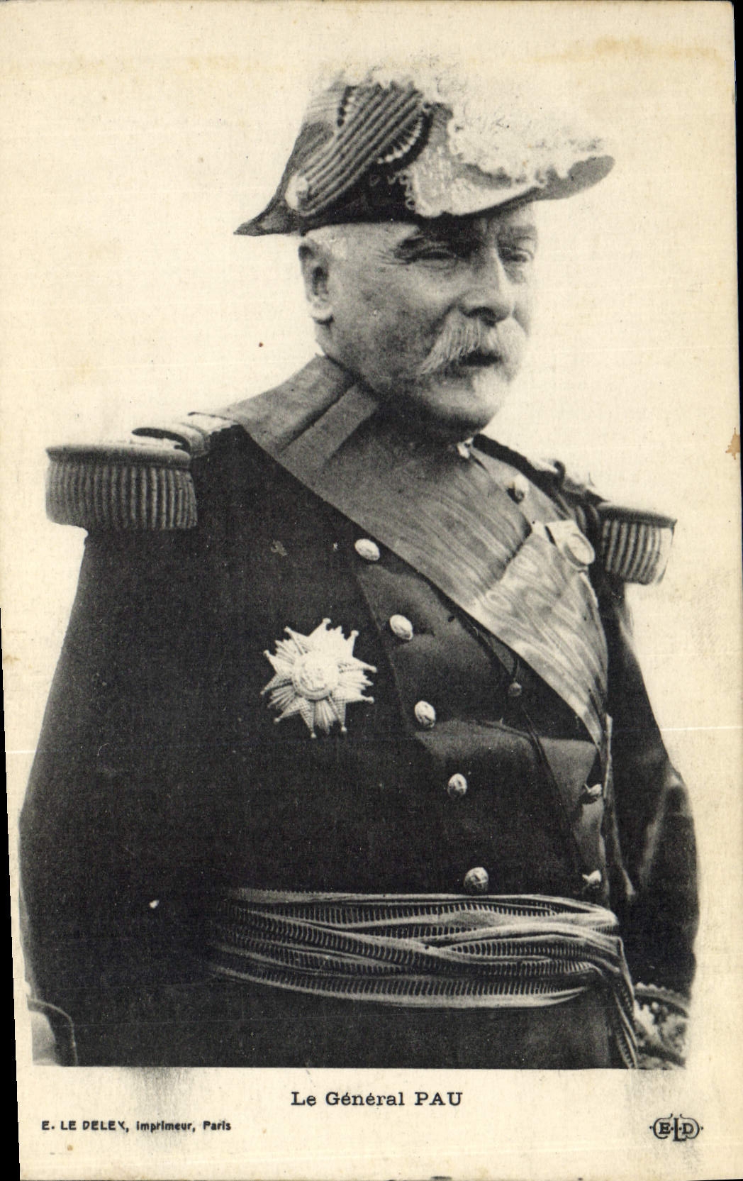 CPA Militaria General Pau 