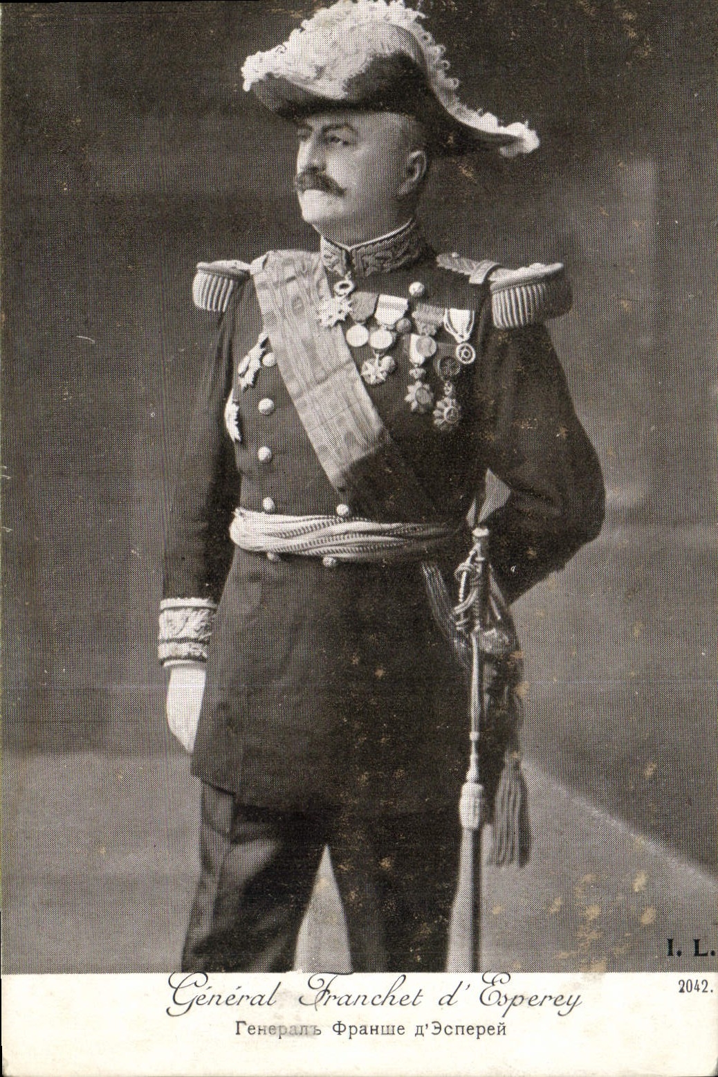 CPA Militaria General Franchet d'Esperey