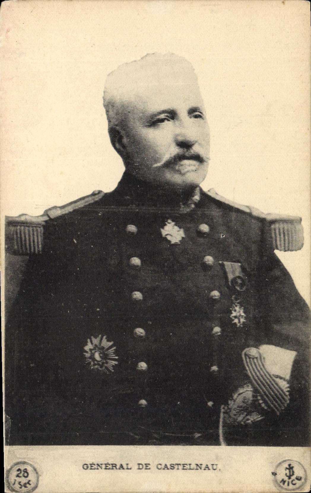 CPA Militaria General de Castelanu 