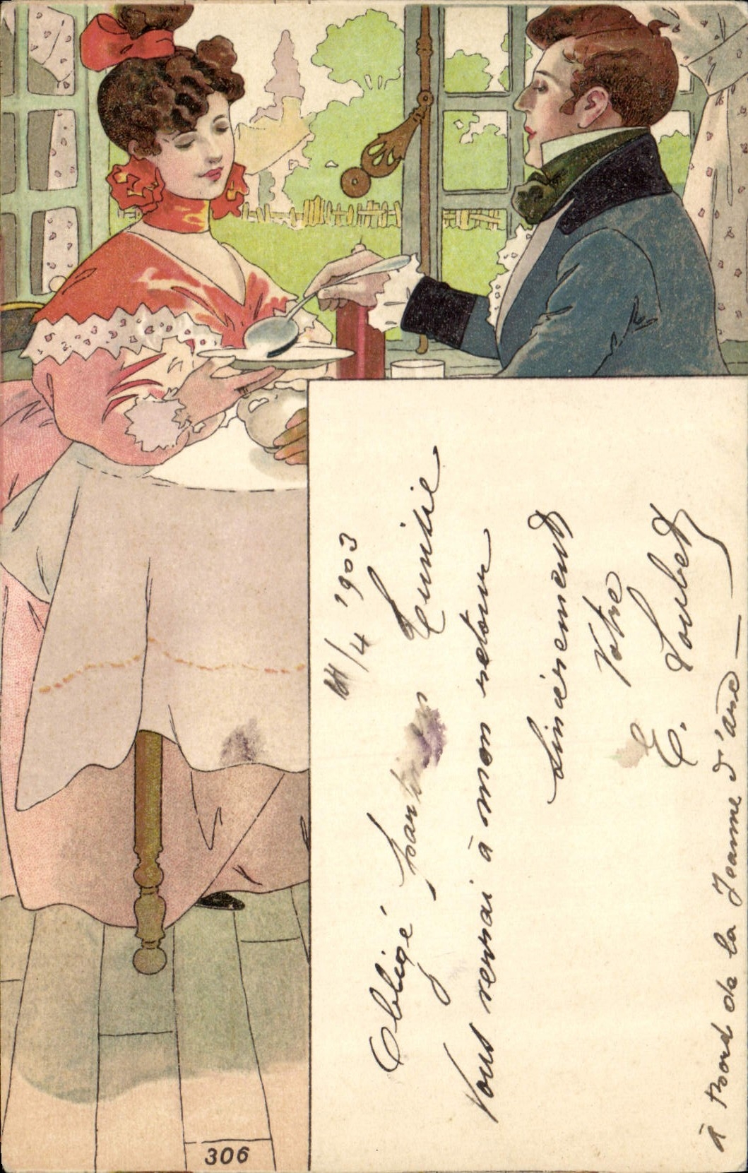 CPA Fantaisie Illustrateur Femme The